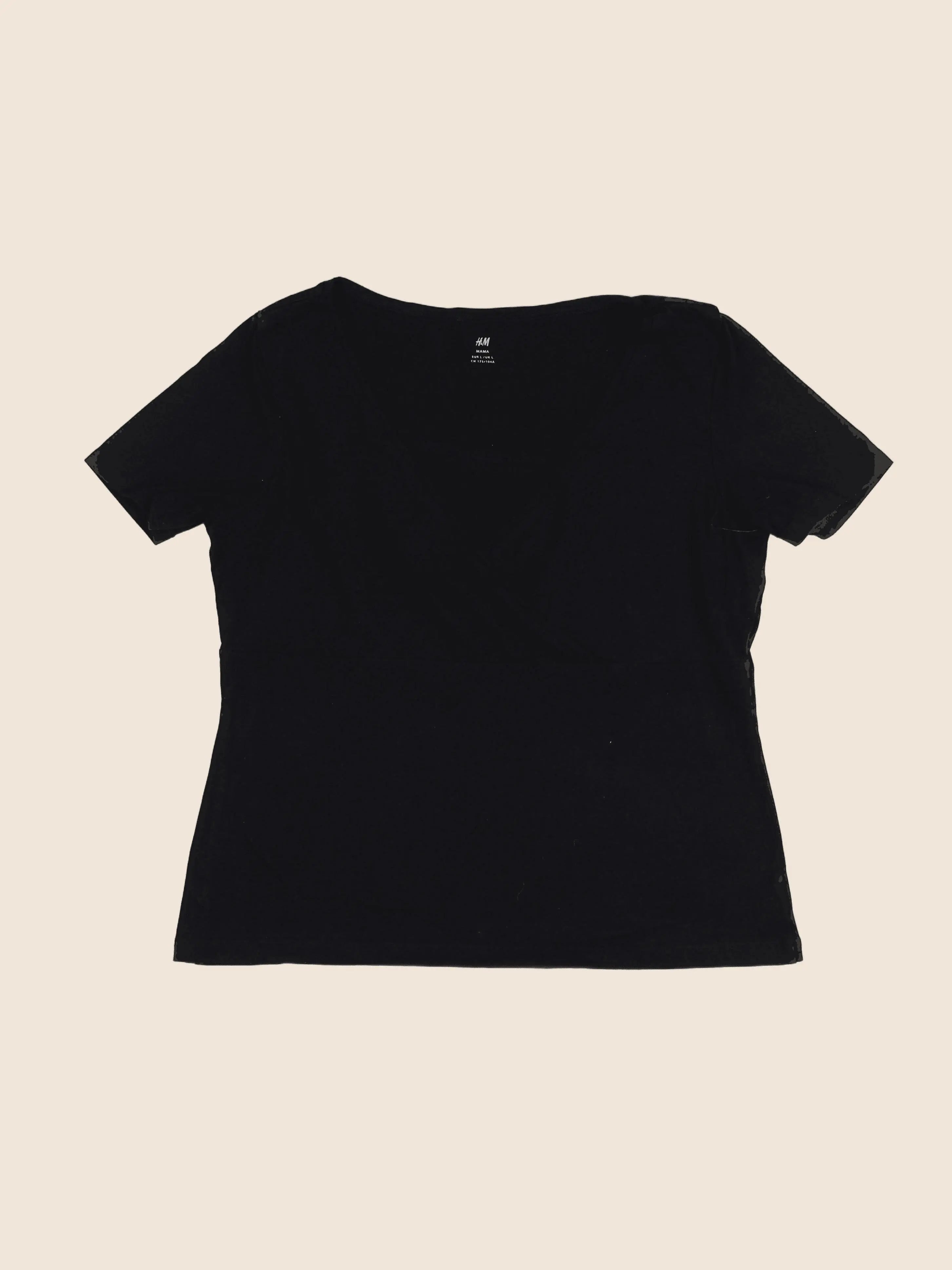 H&M - tee-shirt allaitement noir - lg