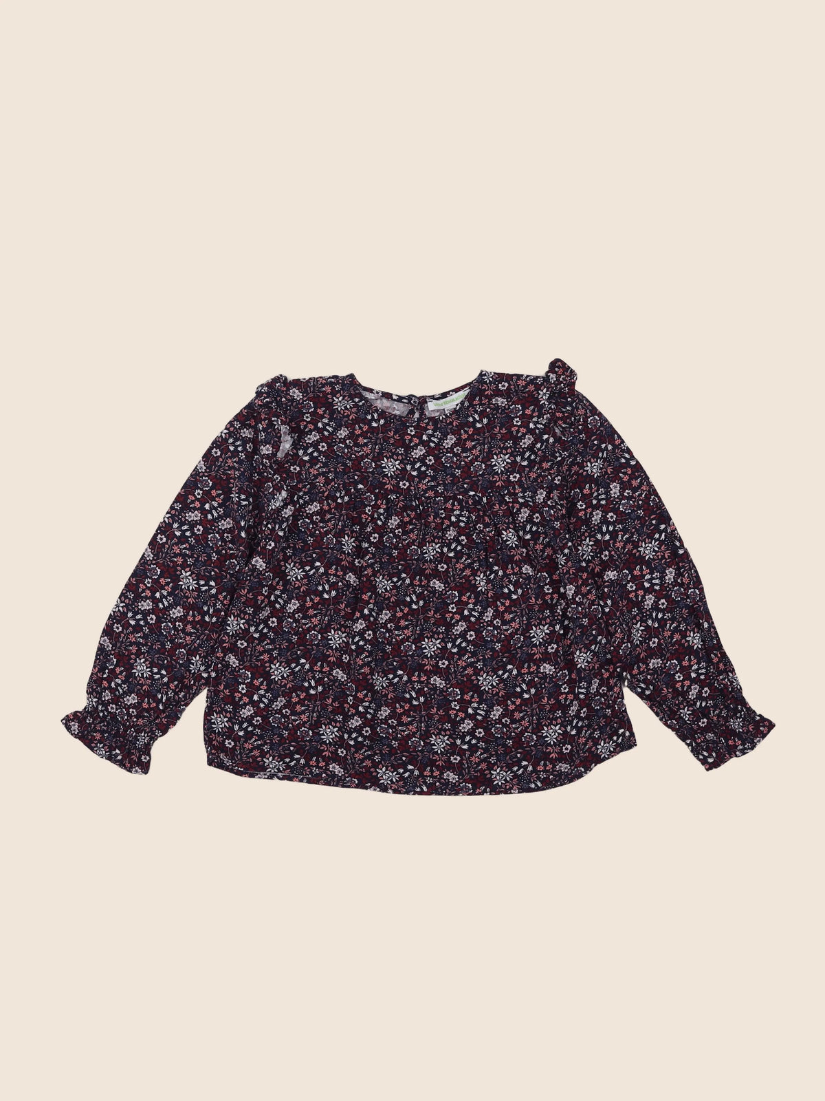 Vertbaudet - blouse rouge, violet - 6 ans