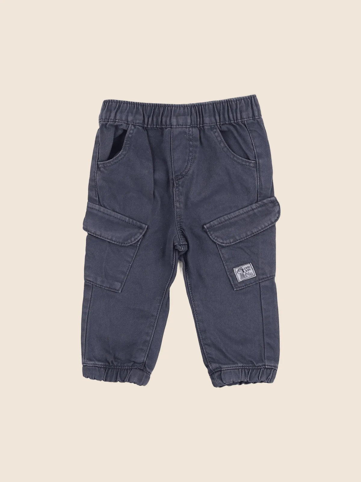 Vertbaudet - pantalon bleu - 6 mois