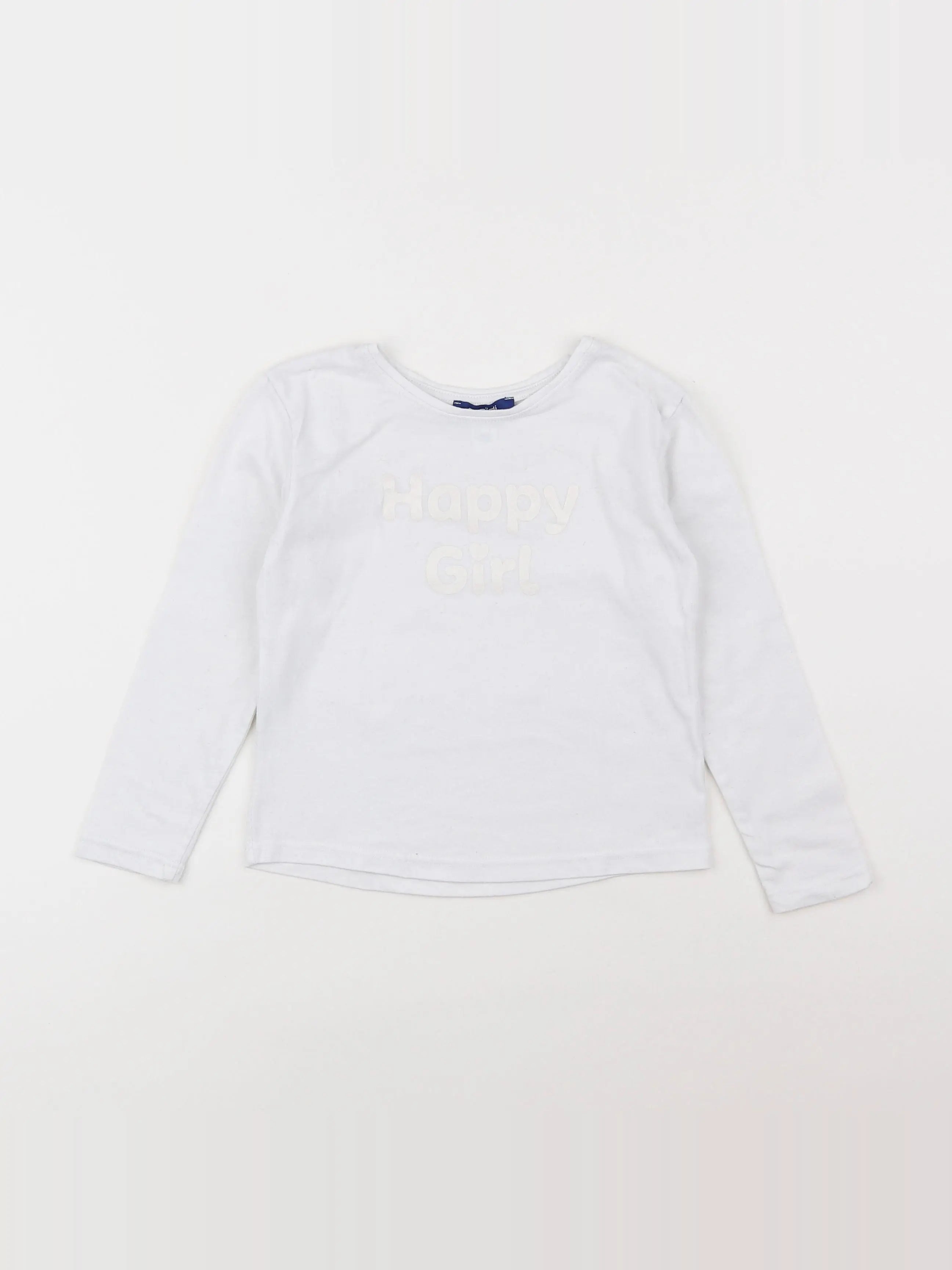 Okaidi - tee-shirt blanc - 4 ans