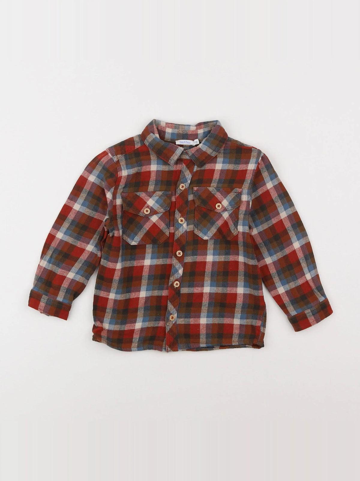 Boutchou - chemise multicolore - 2 ans