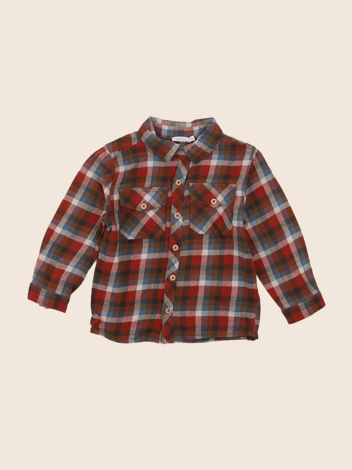Boutchou - chemise multicolore - 2 ans