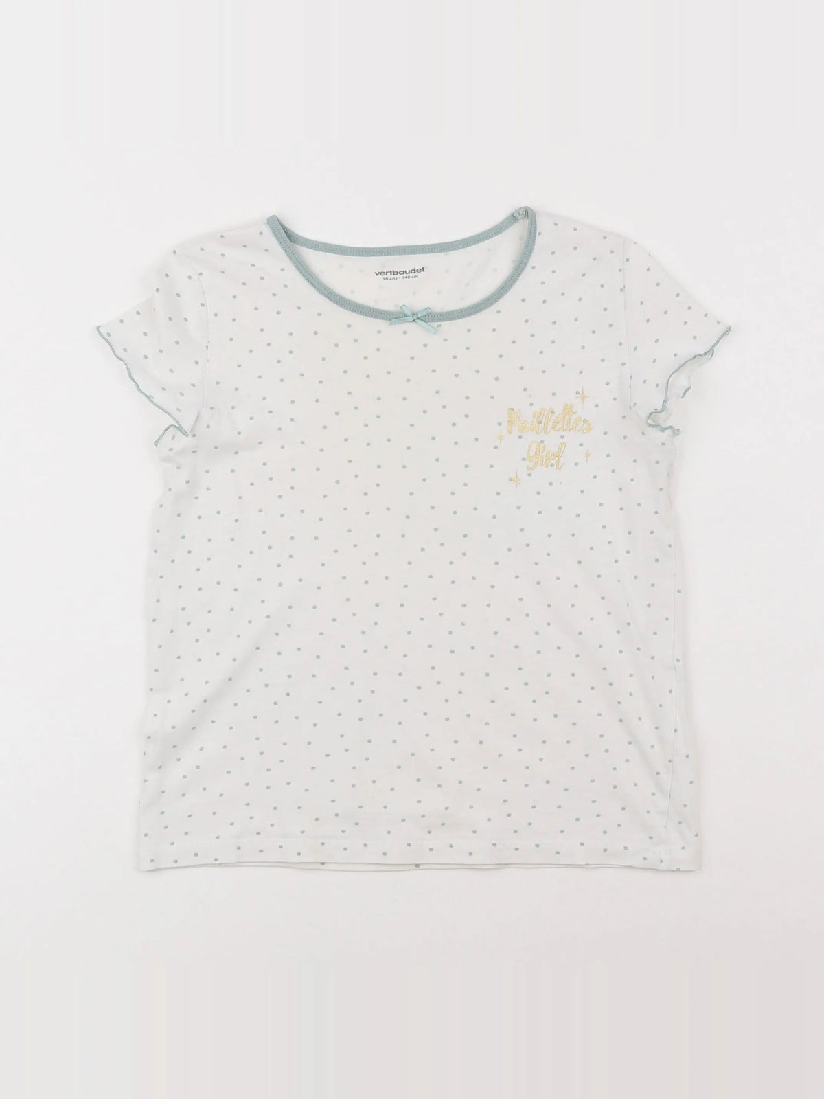 Vertbaudet - maillot de corps blanc - 10 ans