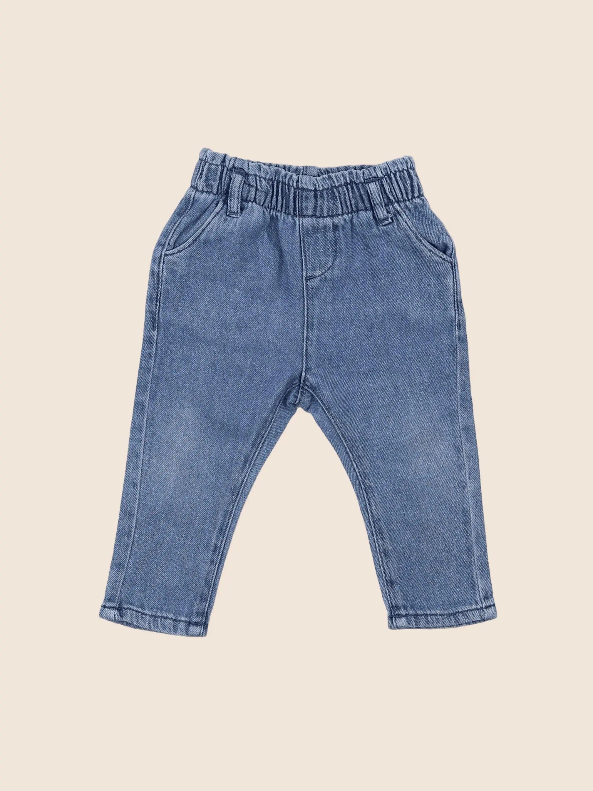 Vertbaudet - jean bleu - 12 mois
