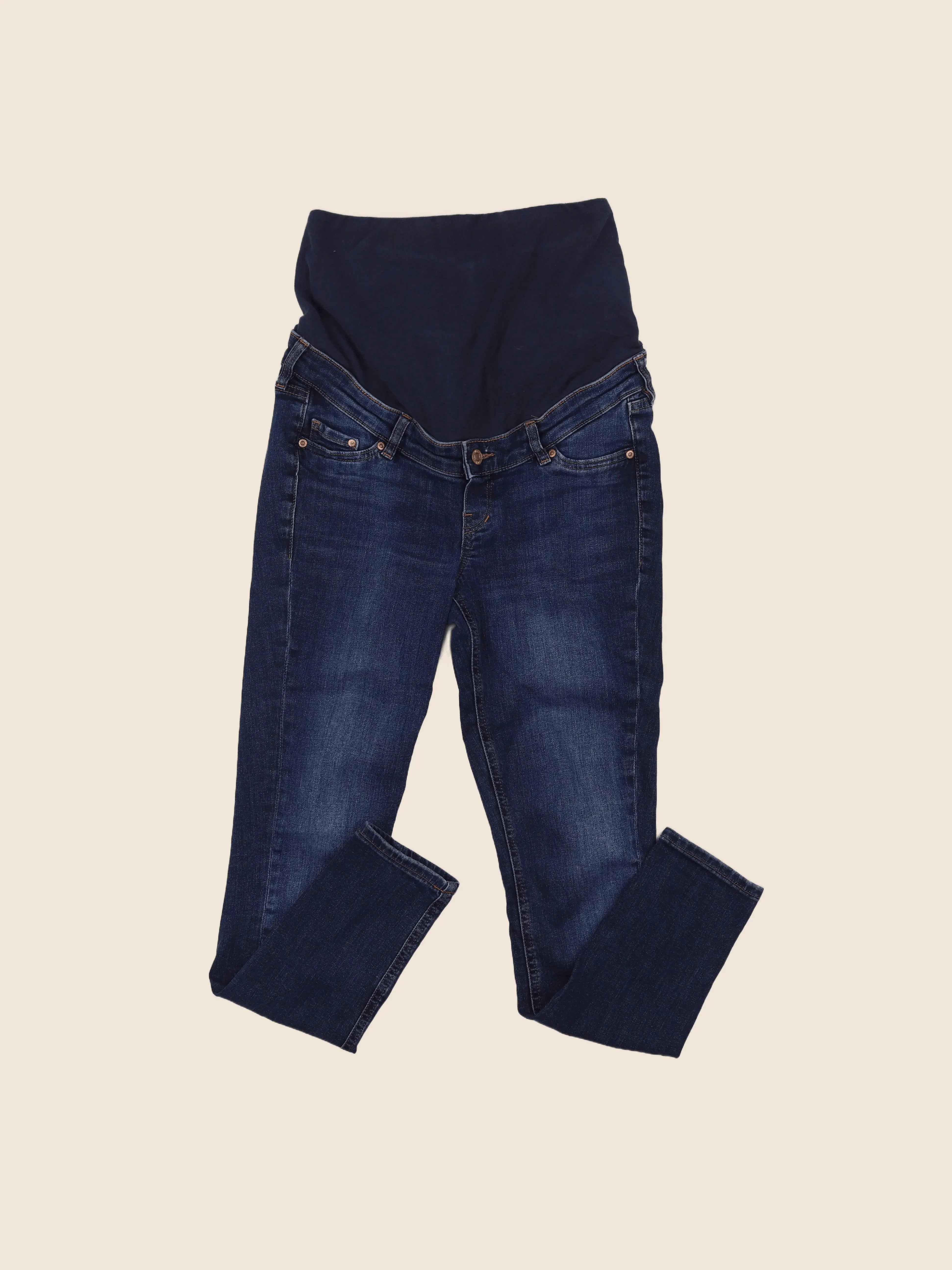 H&M - jean grossesse bleu - 36 à 38