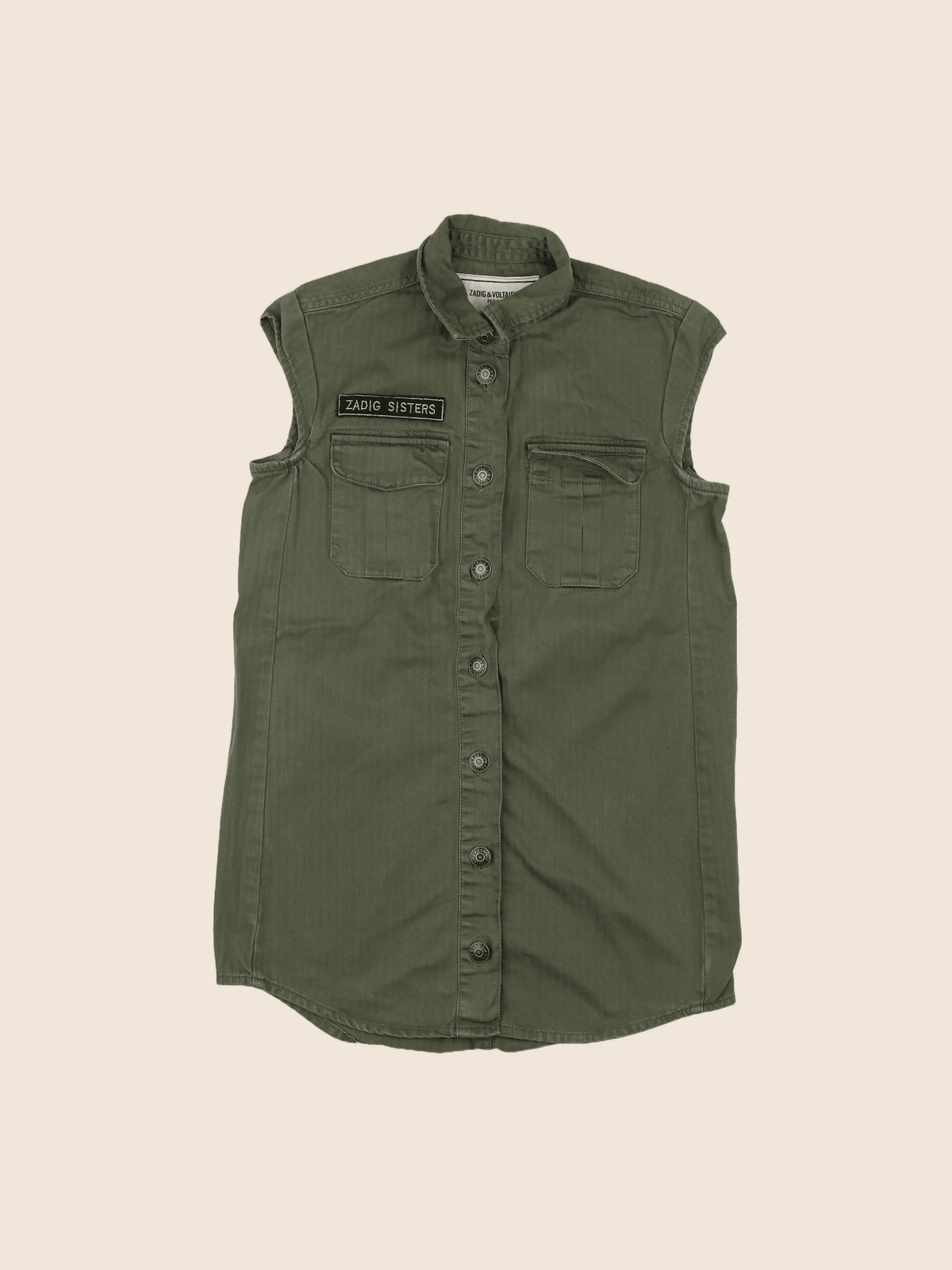 Zadig & Voltaire - chemise vert - 8 ans