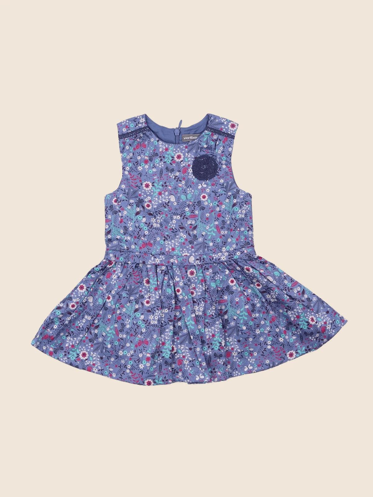 Vertbaudet - robe multicolore - 6 mois