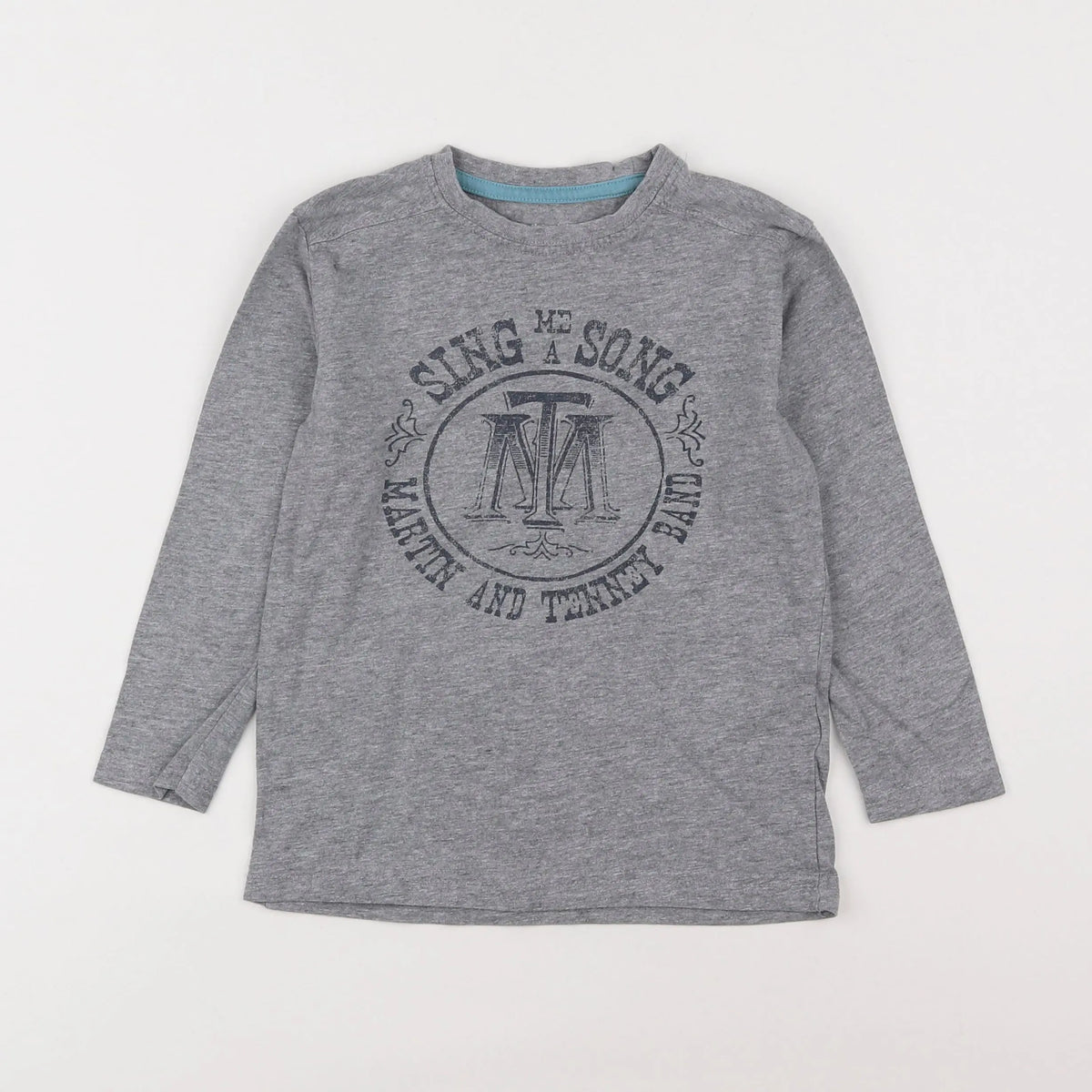 Vertbaudet - tee-shirt gris - 5 ans