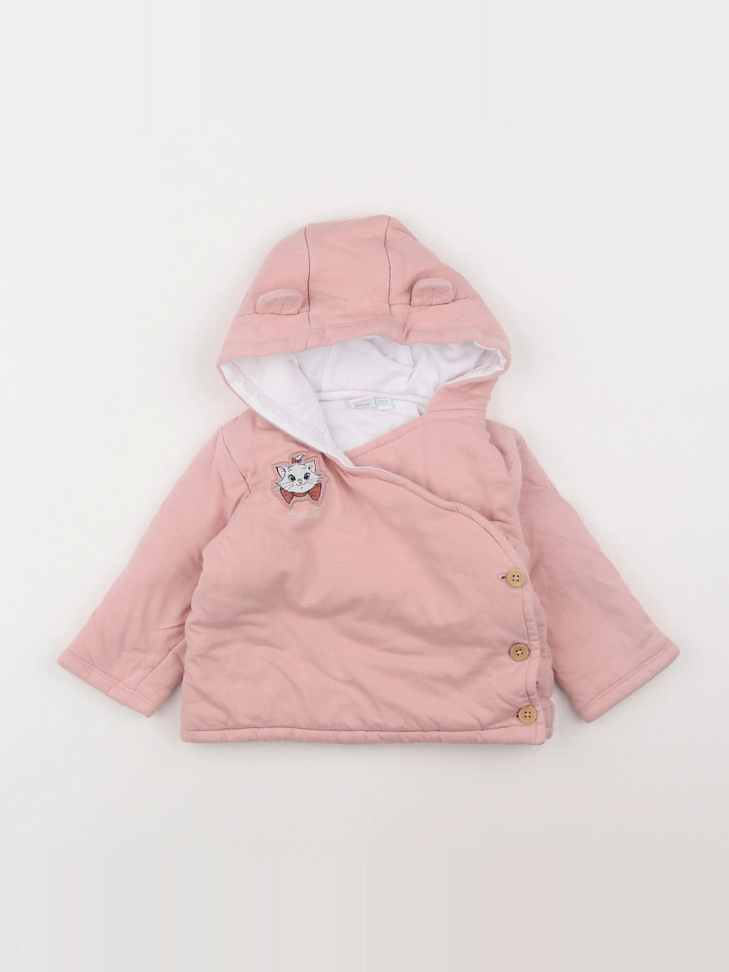 Vertbaudet - veste rose - 18 mois