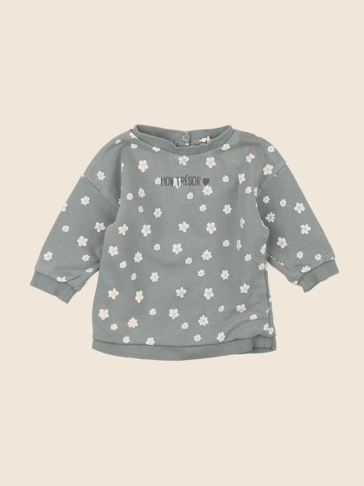 Vertbaudet - robe bleu - 12 mois