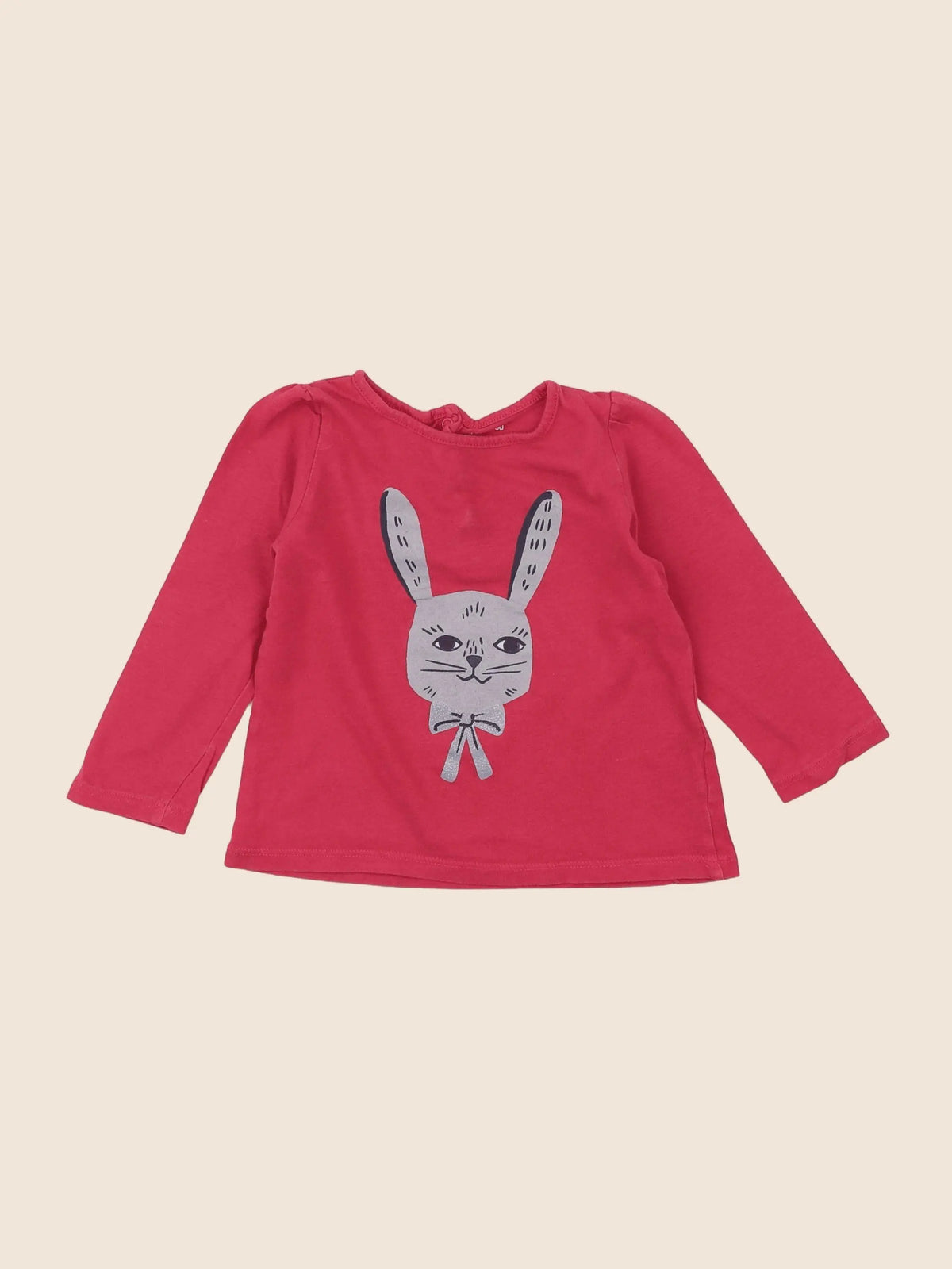 Boutchou - tee-shirt rose - 12 mois