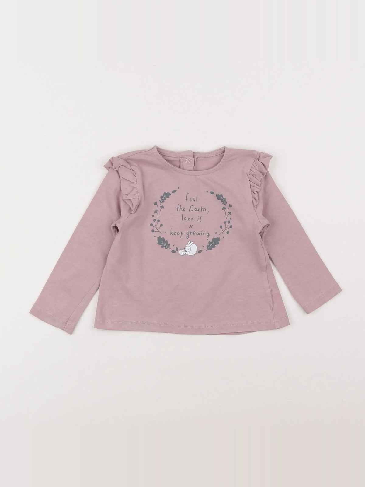 Vertbaudet - tee-shirt rose - 12/18 mois