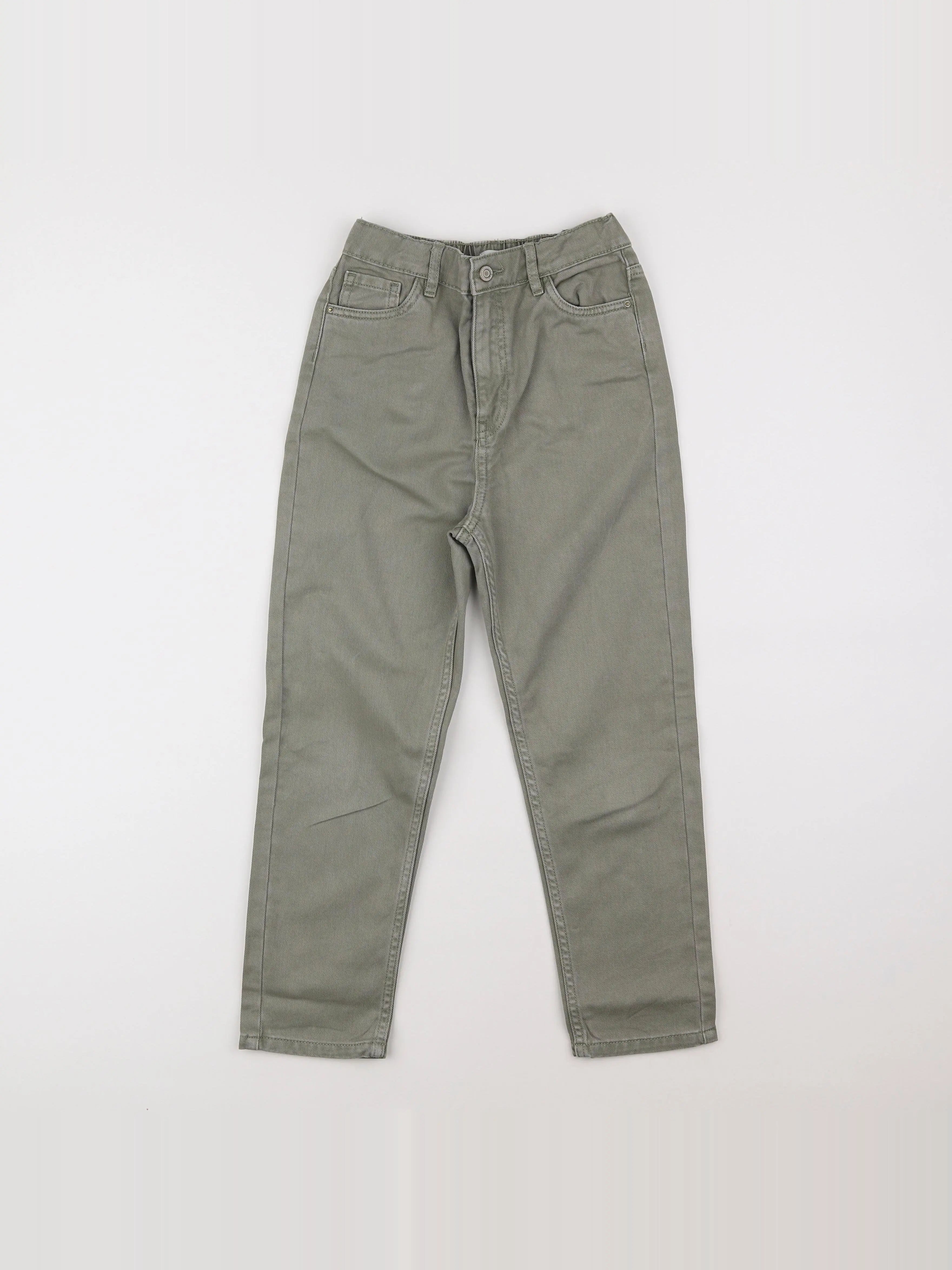 Vertbaudet - pantalon vert - 9 ans