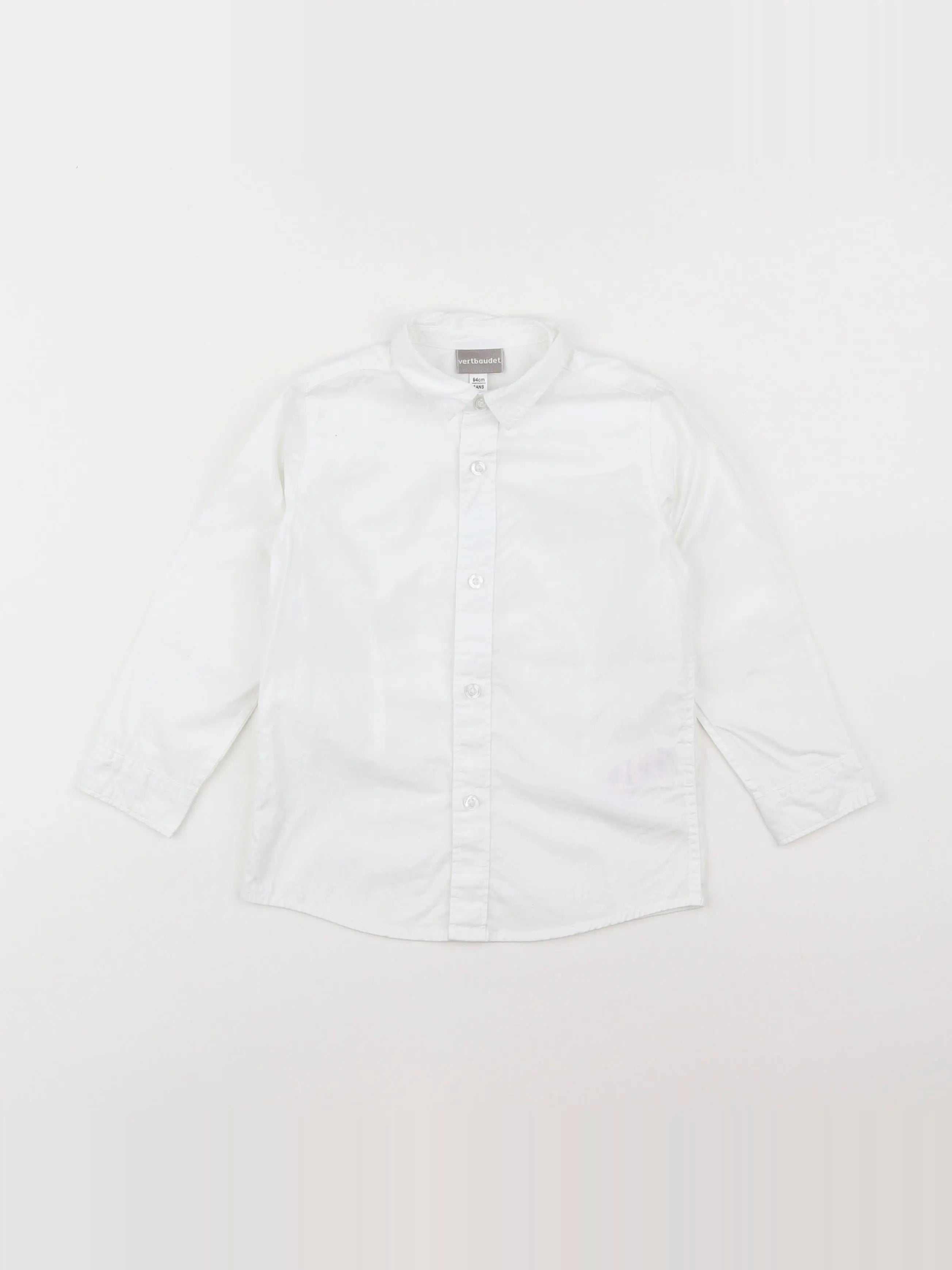 Vertbaudet - chemise blanc - 3 ans