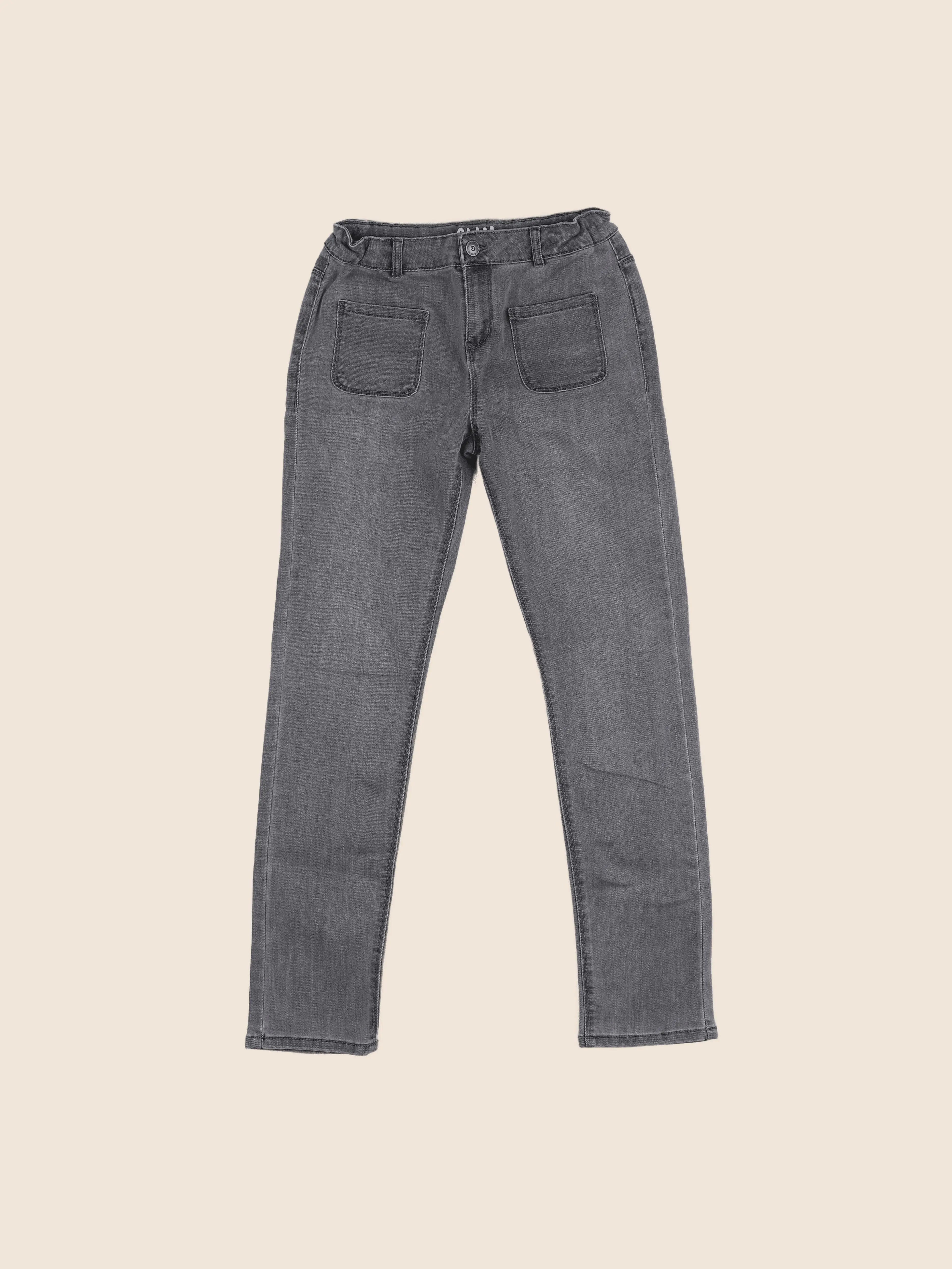 Vertbaudet - jean gris - 12 ans