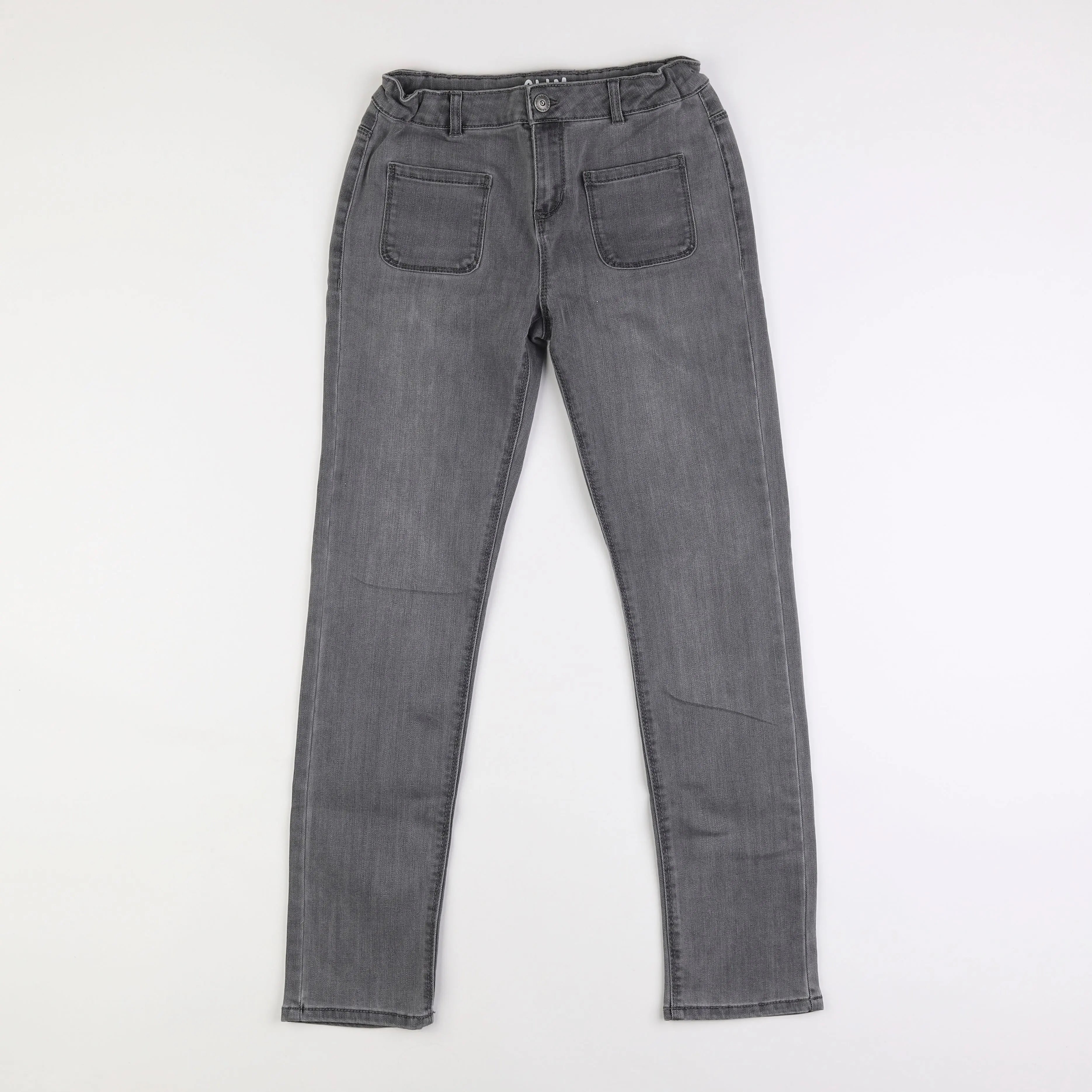 Vertbaudet - jean gris - 12 ans