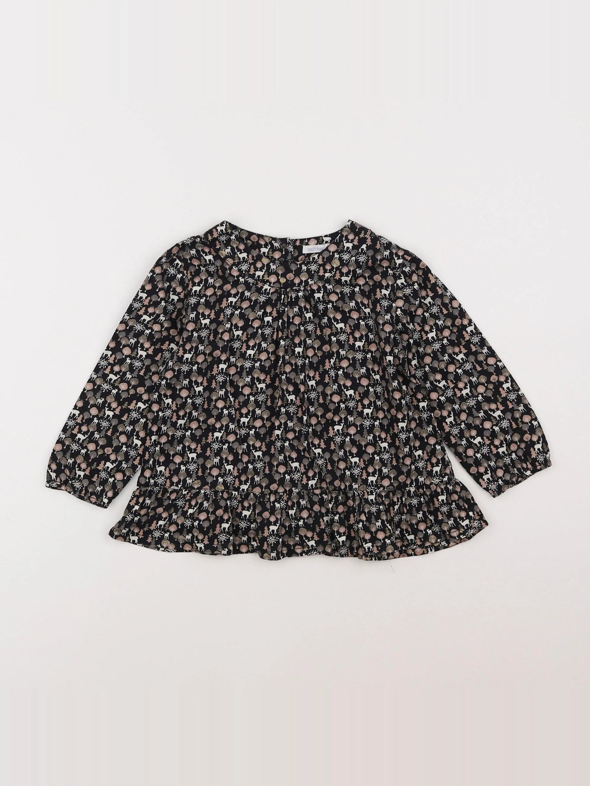 Boutchou - blouse noir - 2 ans
