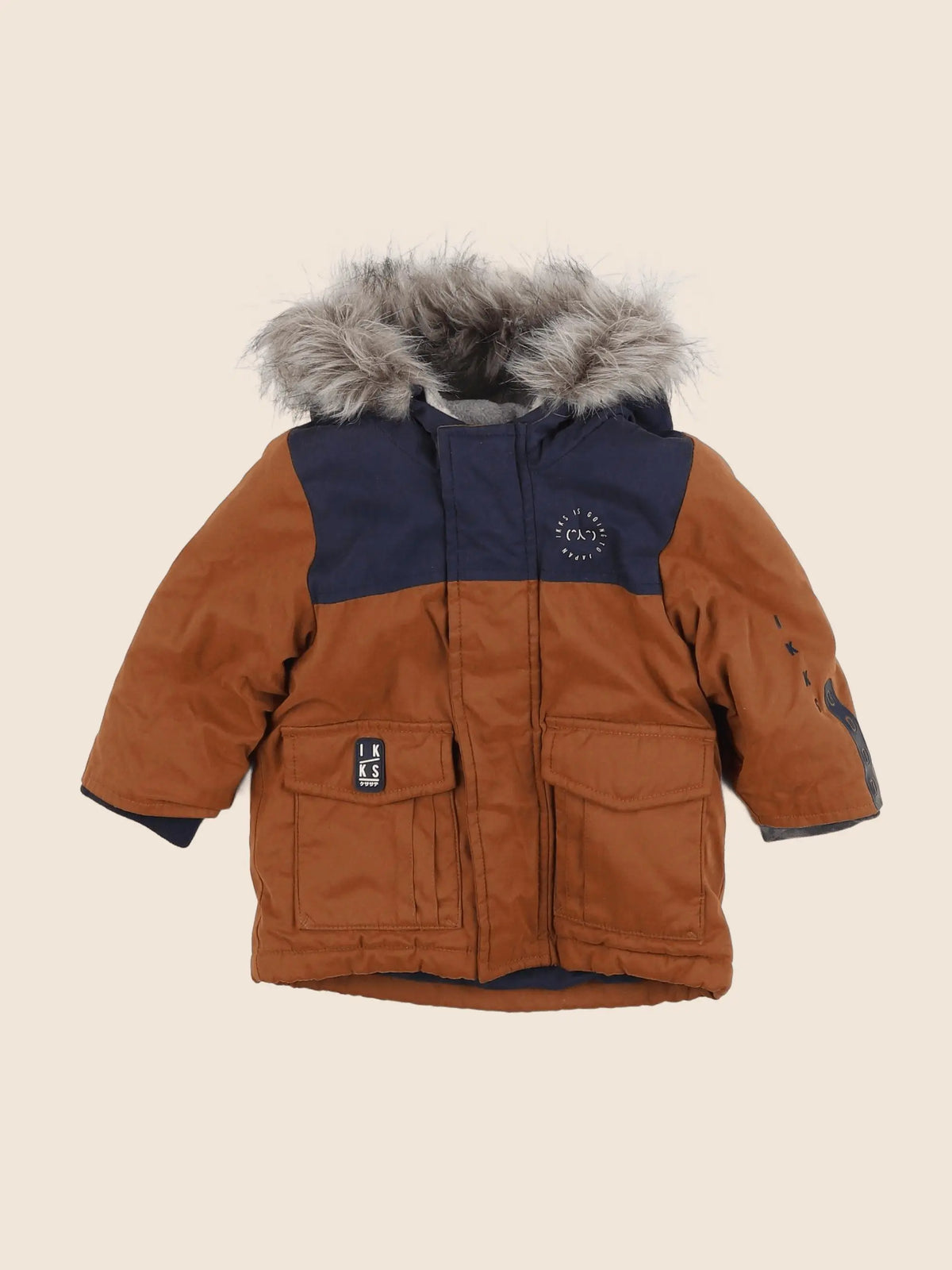 IKKS - manteau marron - 6 mois
