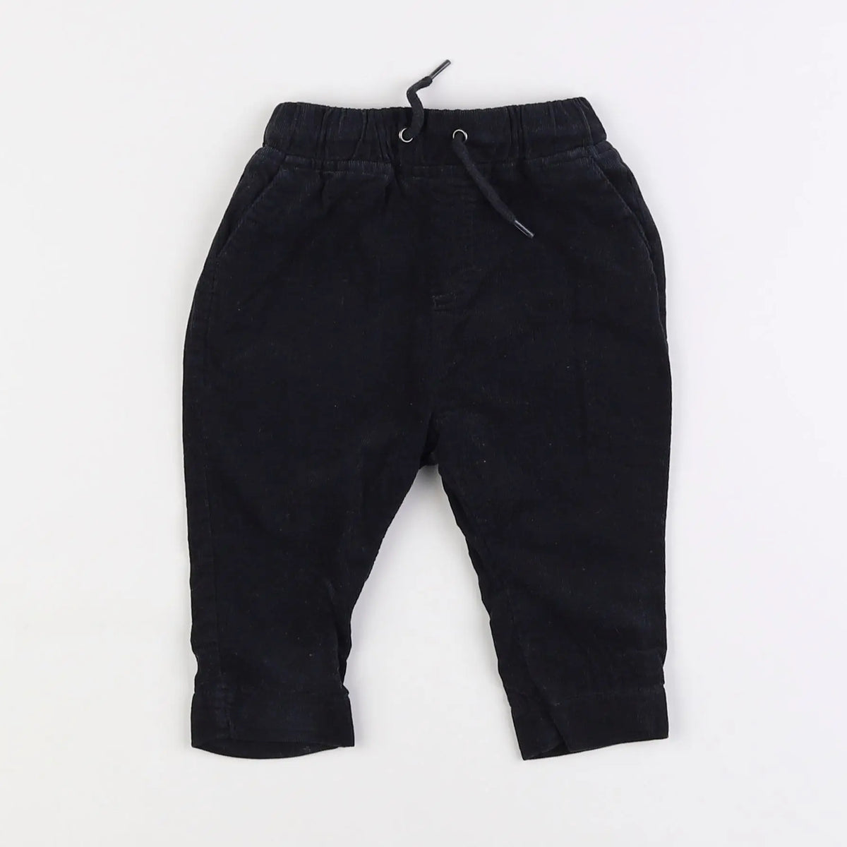 Vertbaudet - pantalon doublé bleu - 6 mois