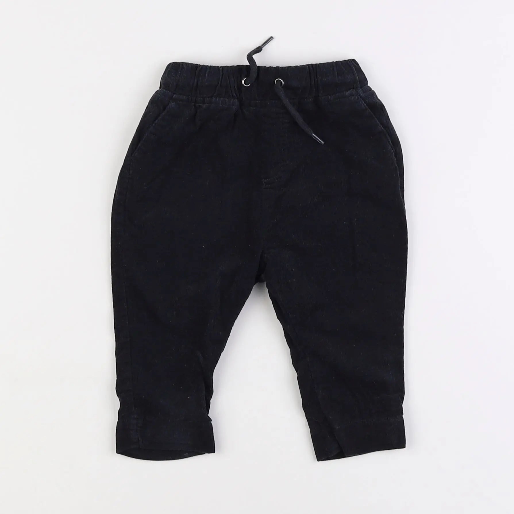 Vertbaudet - pantalon doublé bleu - 6 mois