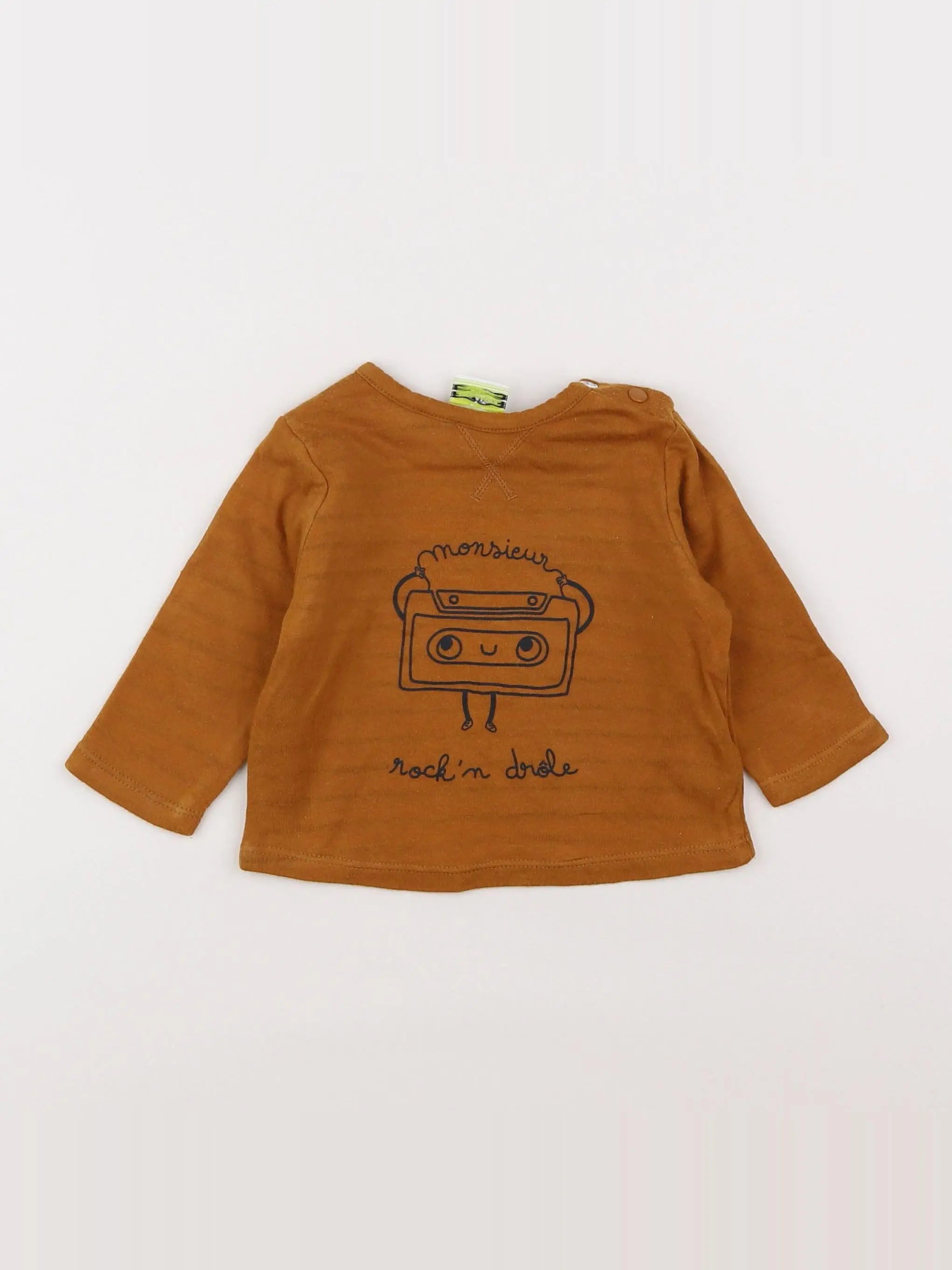 Tape à l'oeil - tee-shirt marron - 6 mois