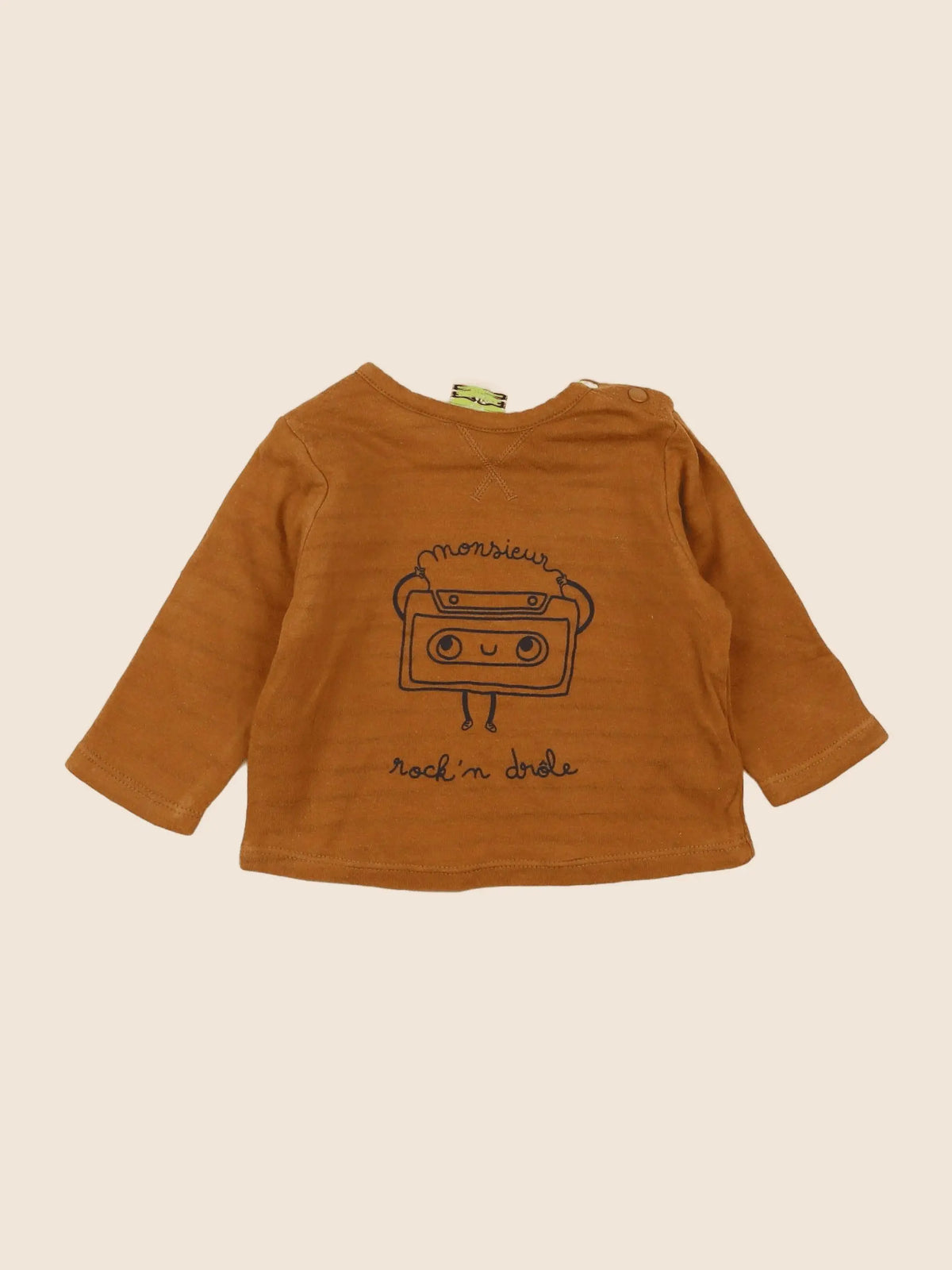 Tape à l'oeil - tee-shirt marron - 6 mois