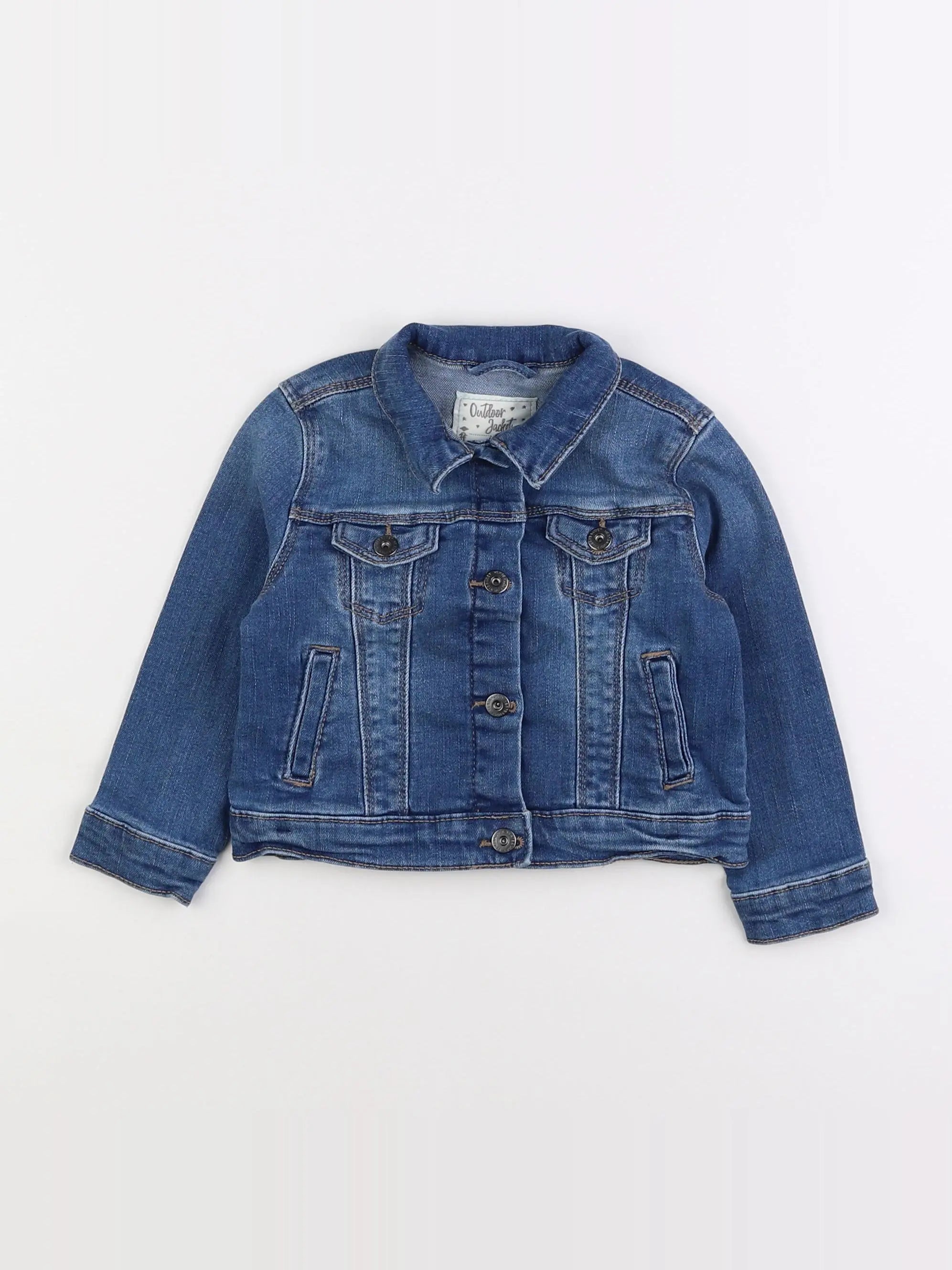 Vertbaudet - veste bleu - 2 ans