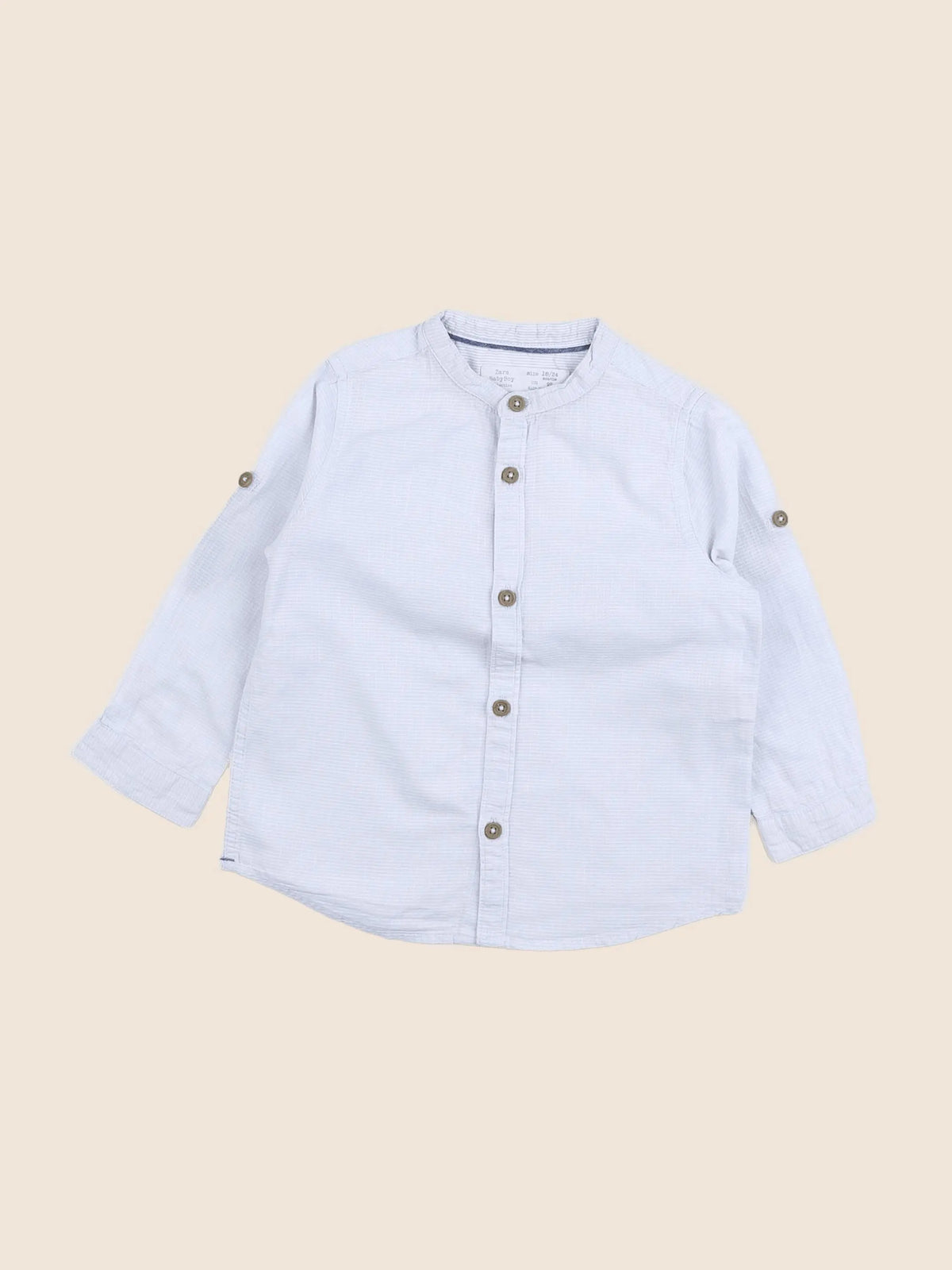 Zara - chemise bleu - 12/18 mois