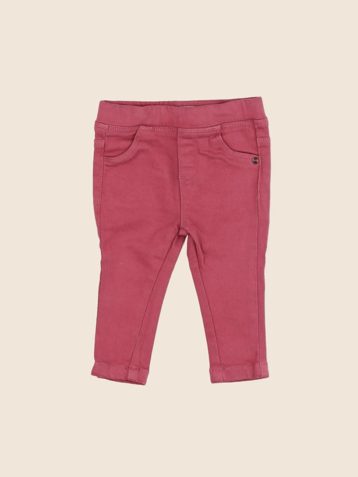 Vertbaudet - jegging rose - 6 mois