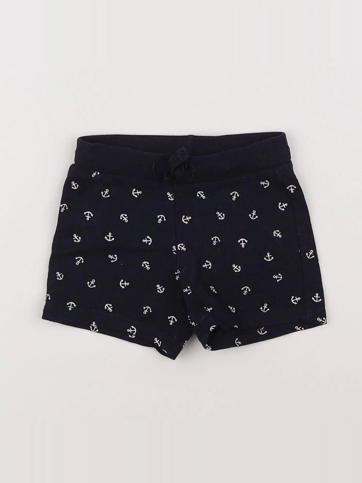 H&M - short bleu - 3 mois