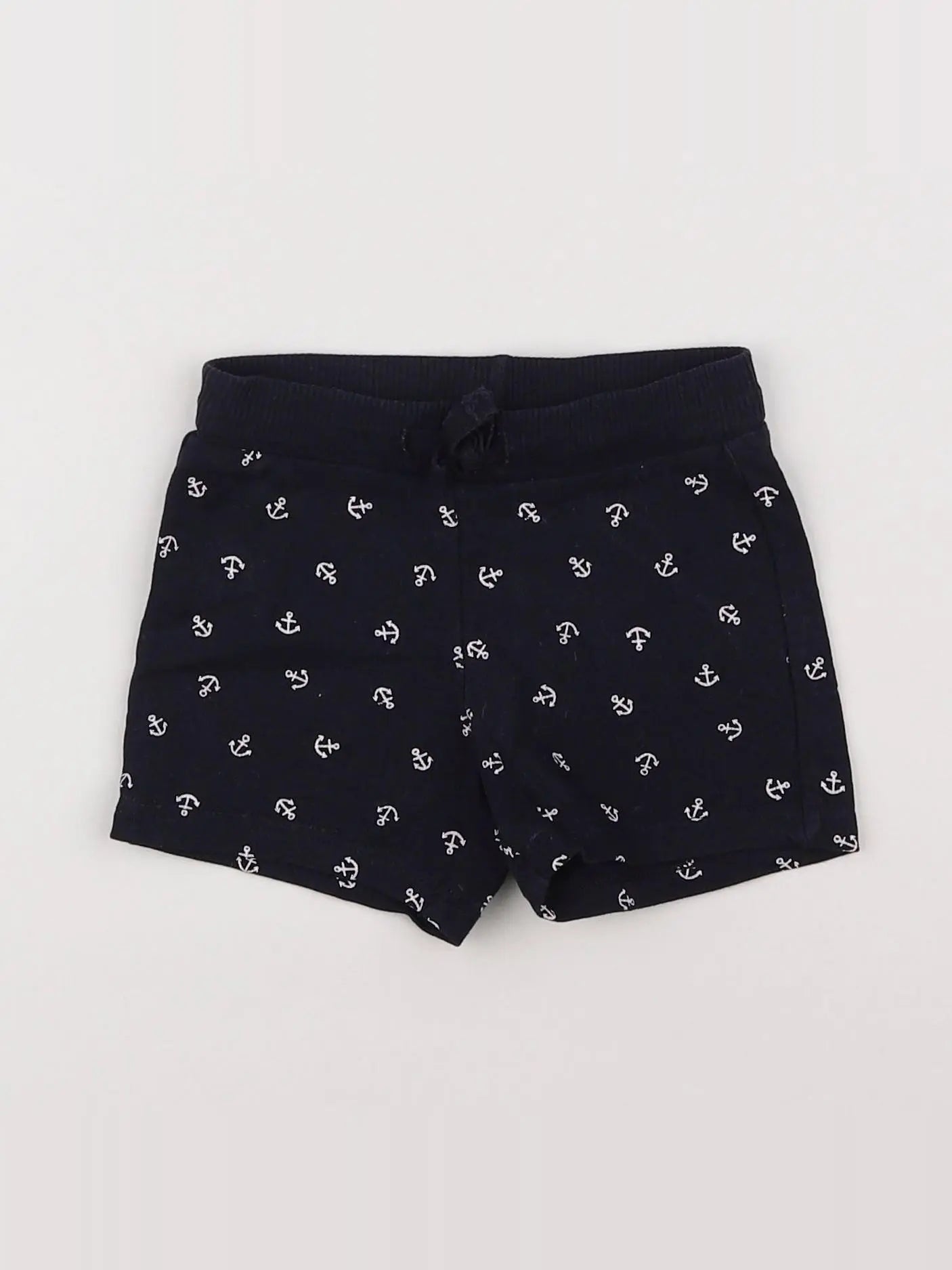 H&M - short bleu - 3 mois