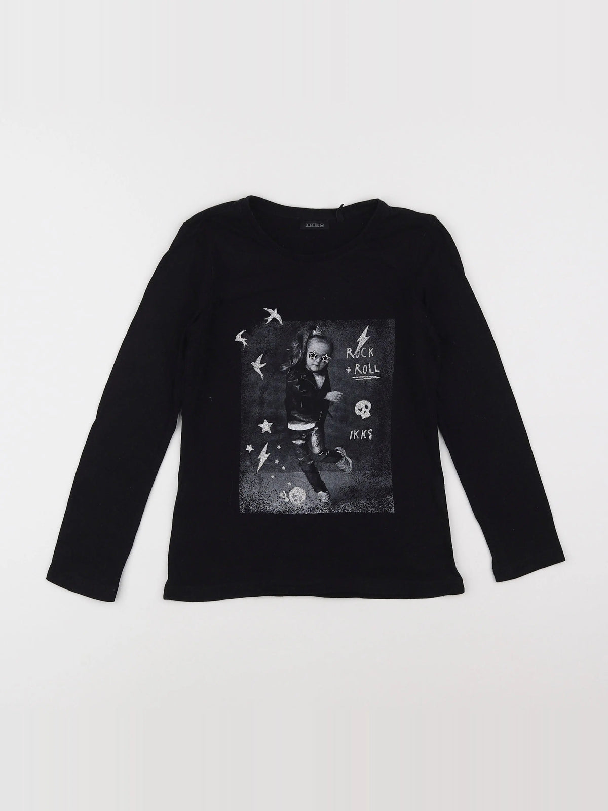 IKKS - tee-shirt noir - 6 ans