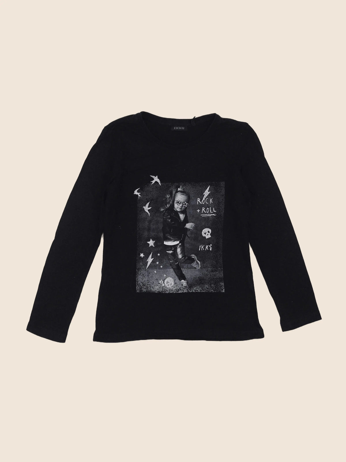 IKKS - tee-shirt noir - 6 ans