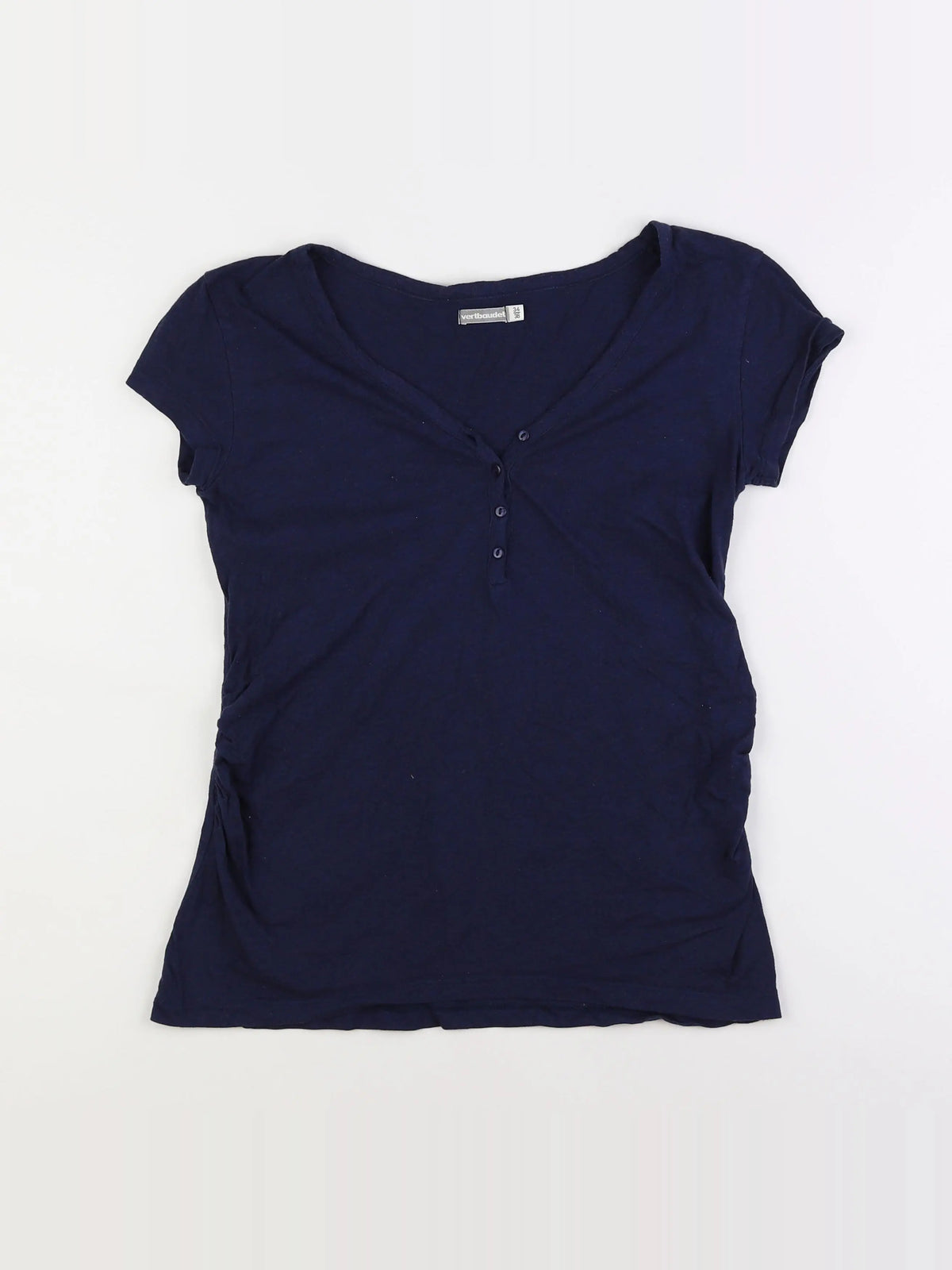 Vertbaudet - tee-shirt grossesse bleu - 34 à 36