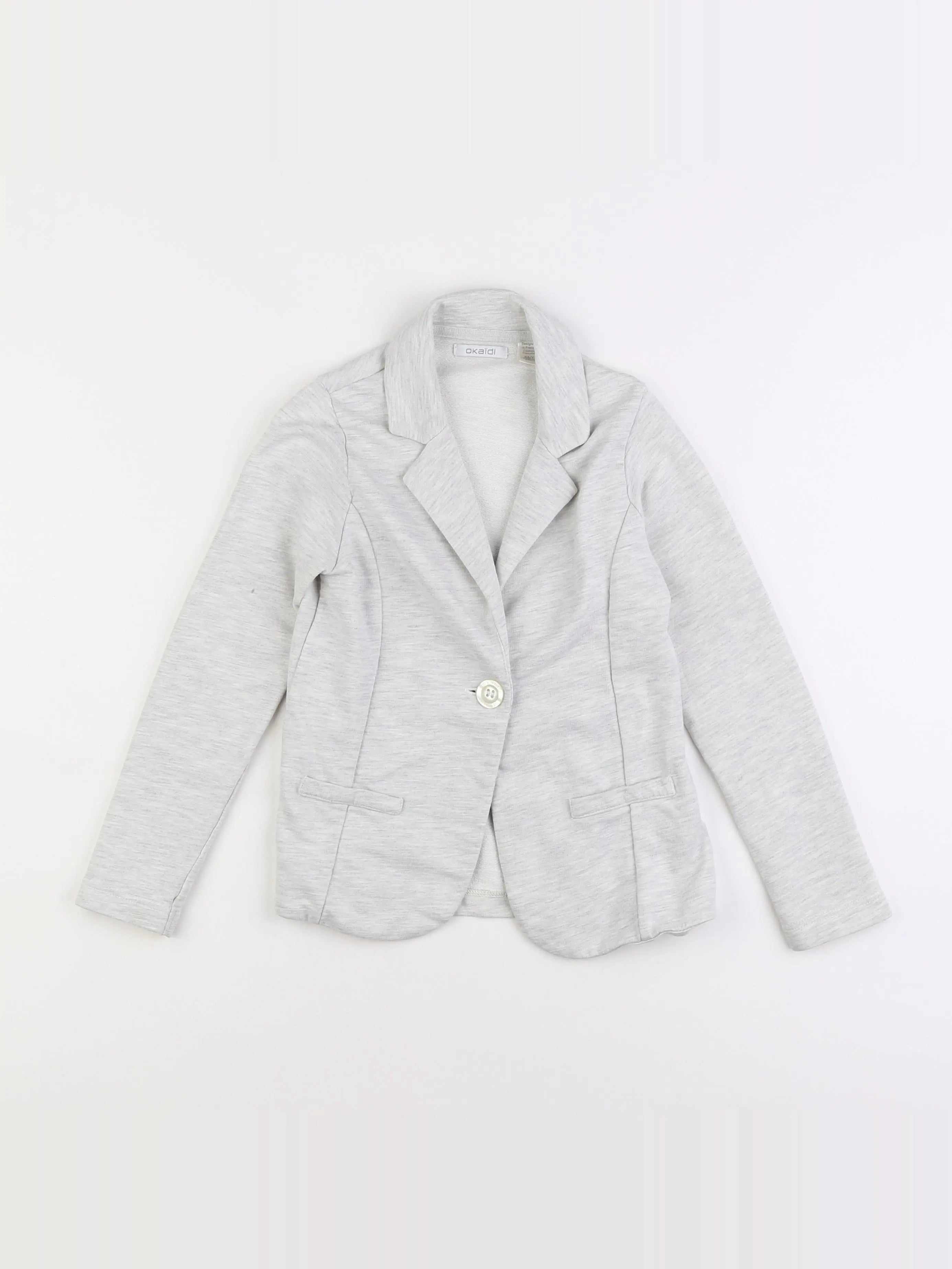 Okaidi - veste gris - 8 ans