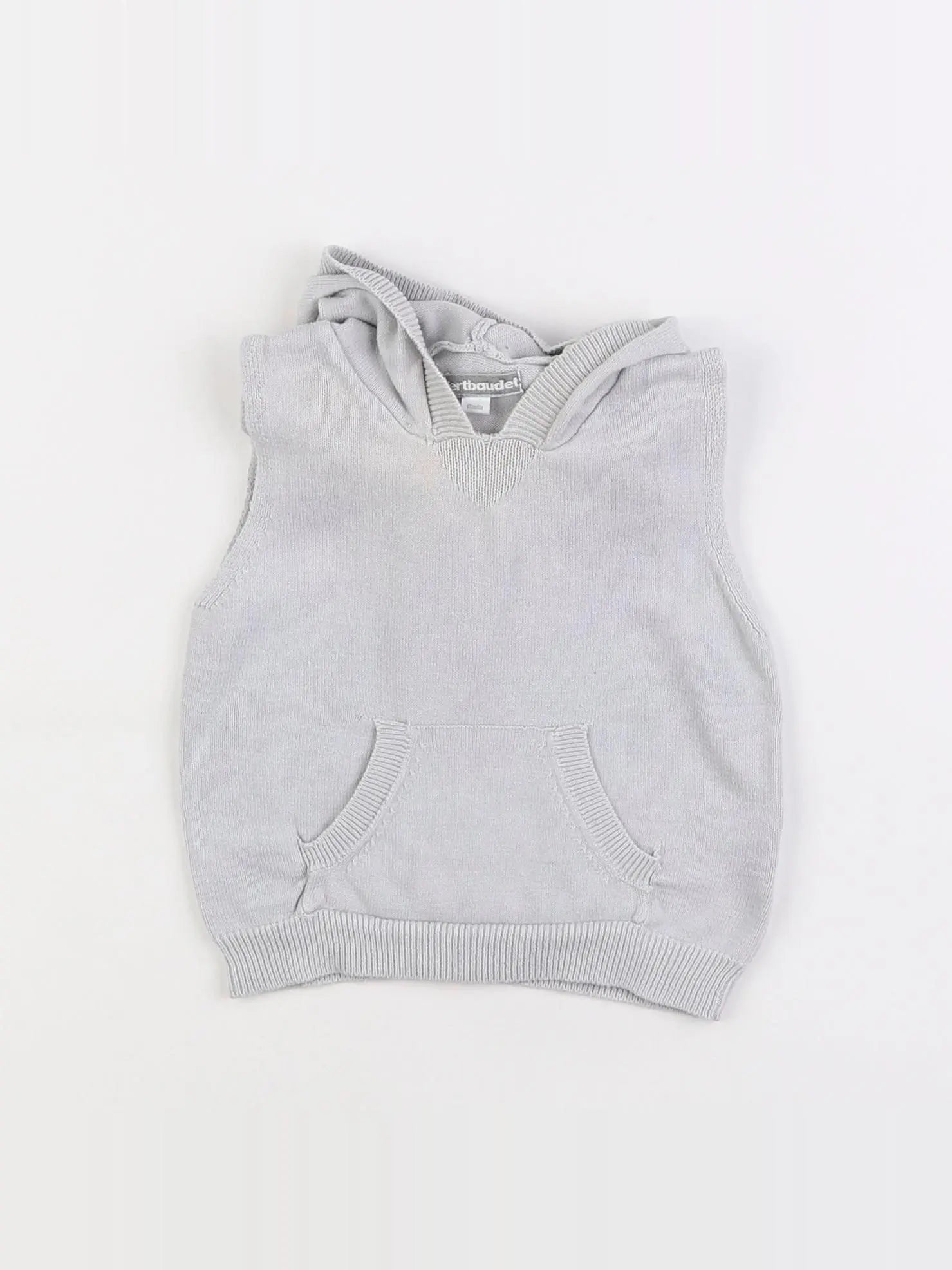 Vertbaudet - pull beige - 6 mois