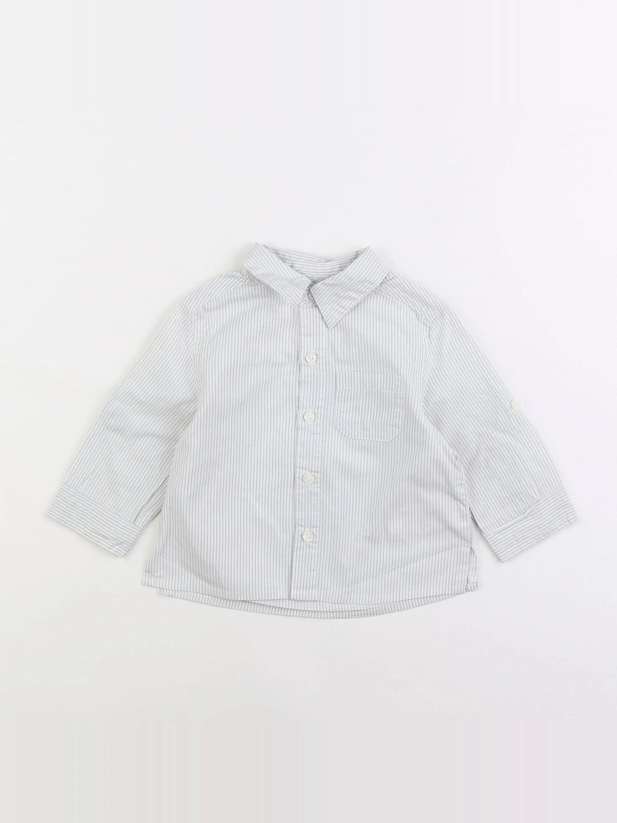 Vertbaudet - chemise blanc - 12 mois