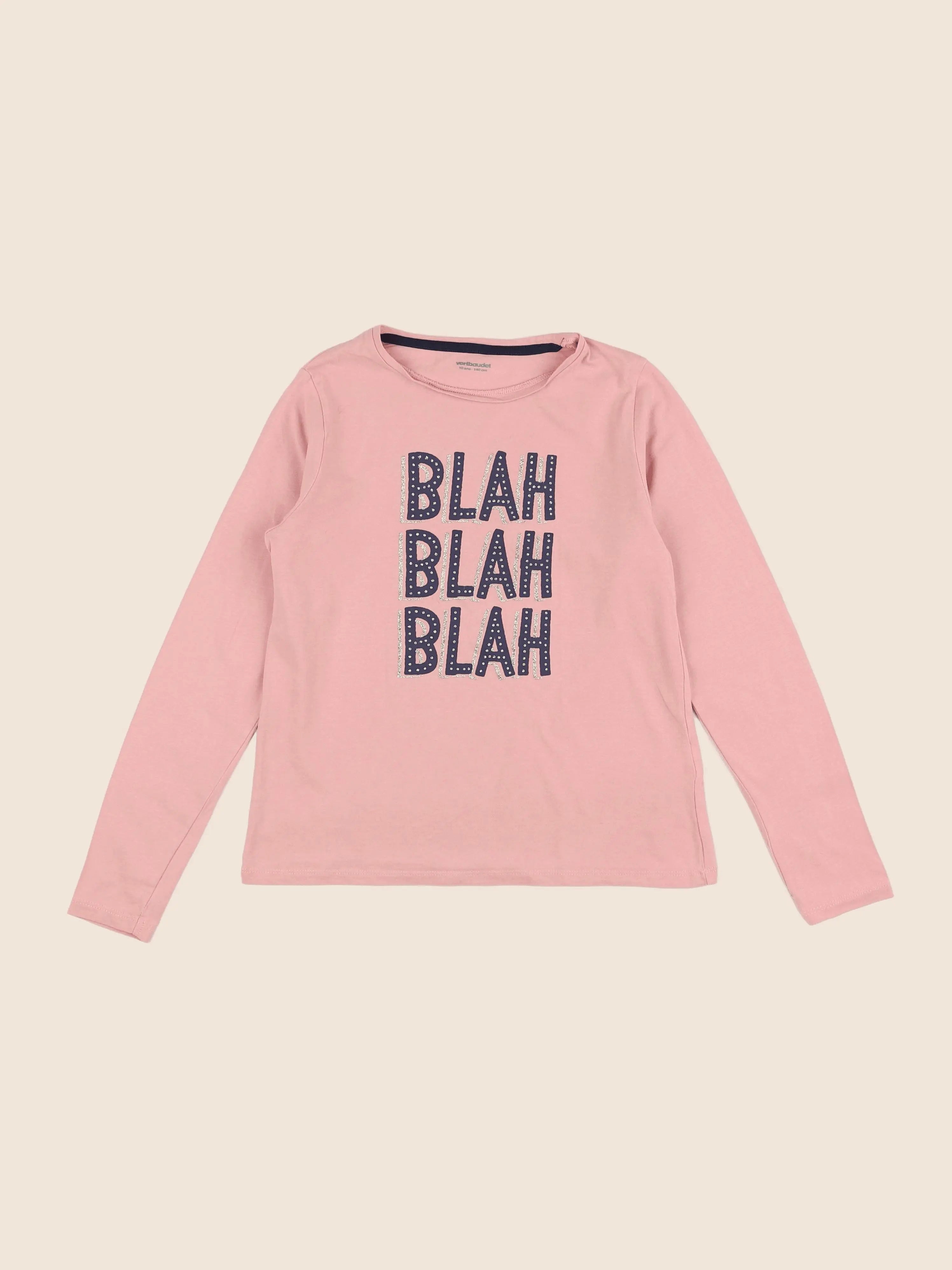 Vertbaudet - tee-shirt rose - 10 ans