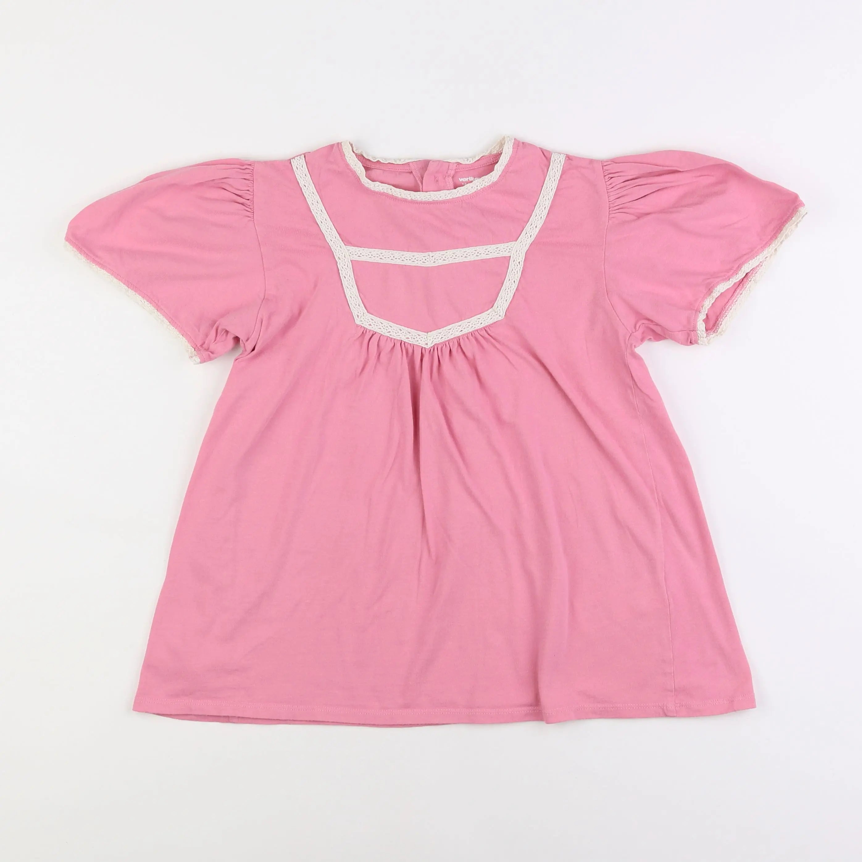 Vertbaudet - tee-shirt rose - 12 ans