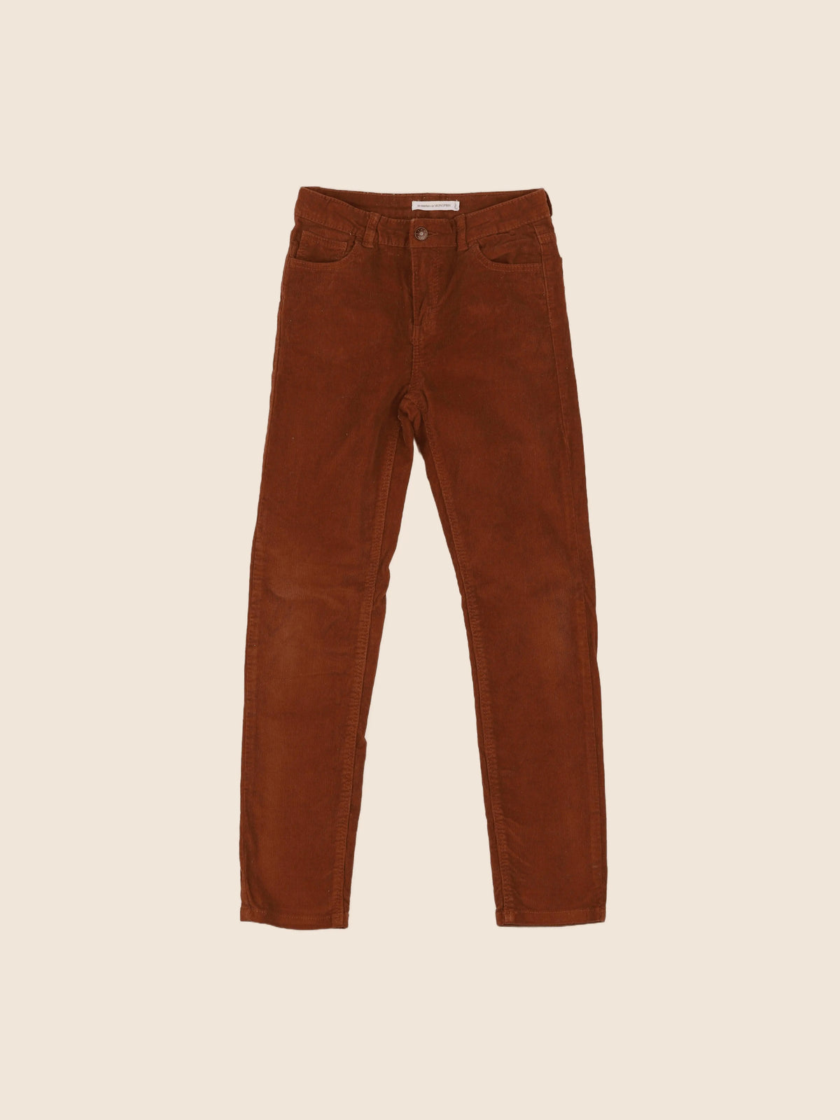 Monoprix - pantalon marron - 10 ans