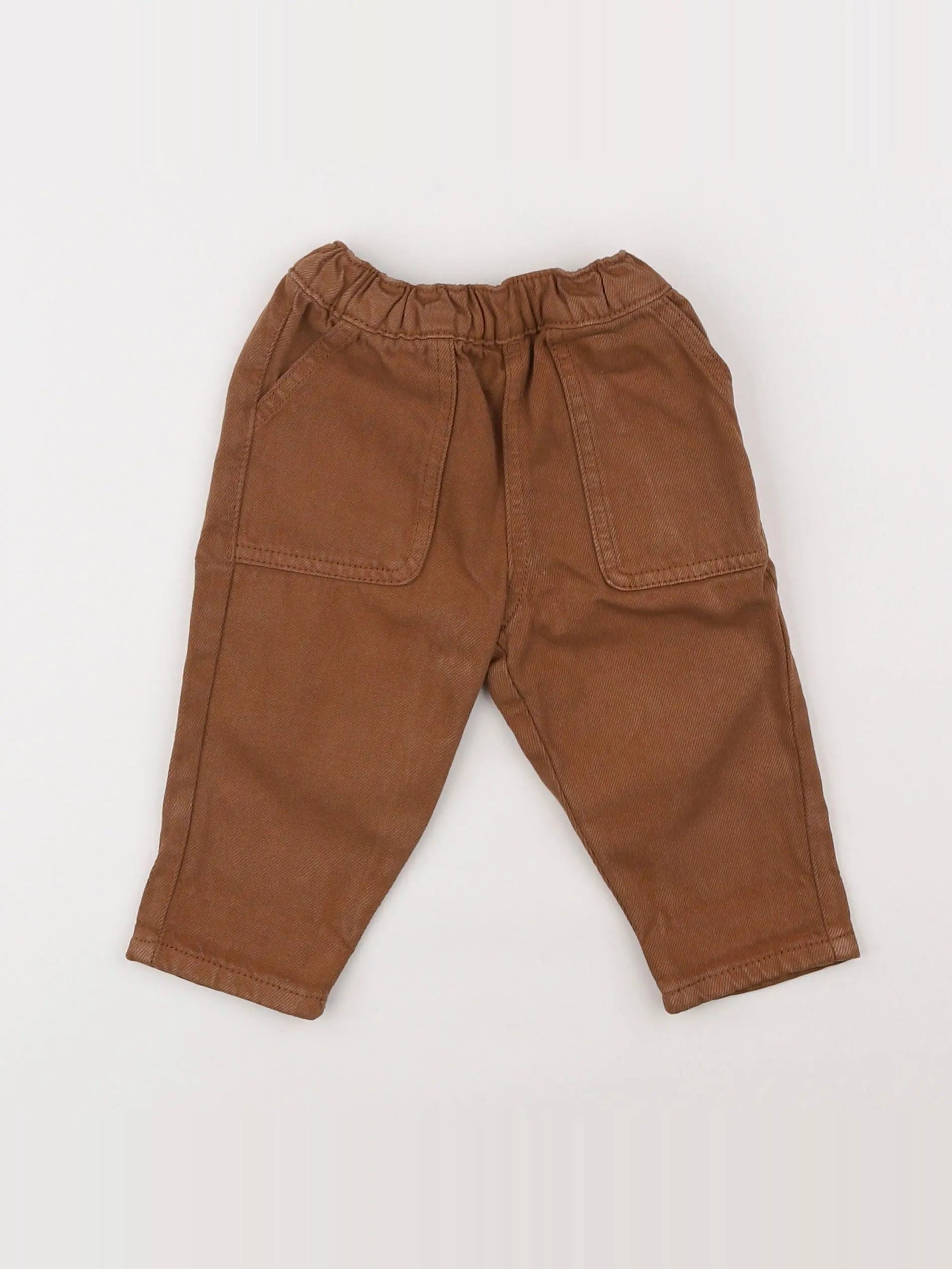 Vertbaudet - jean marron - 6 mois