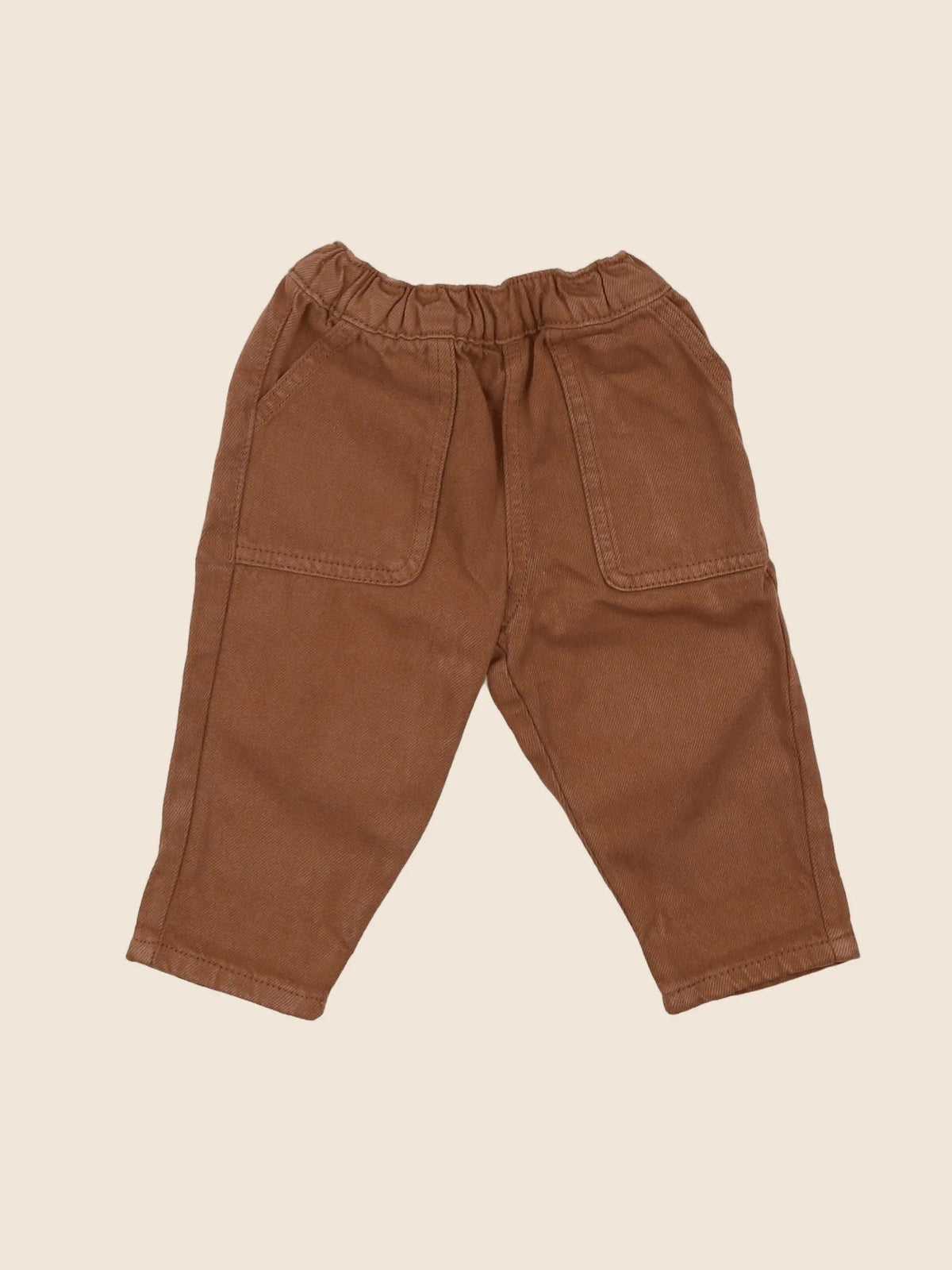 Vertbaudet - jean marron - 6 mois