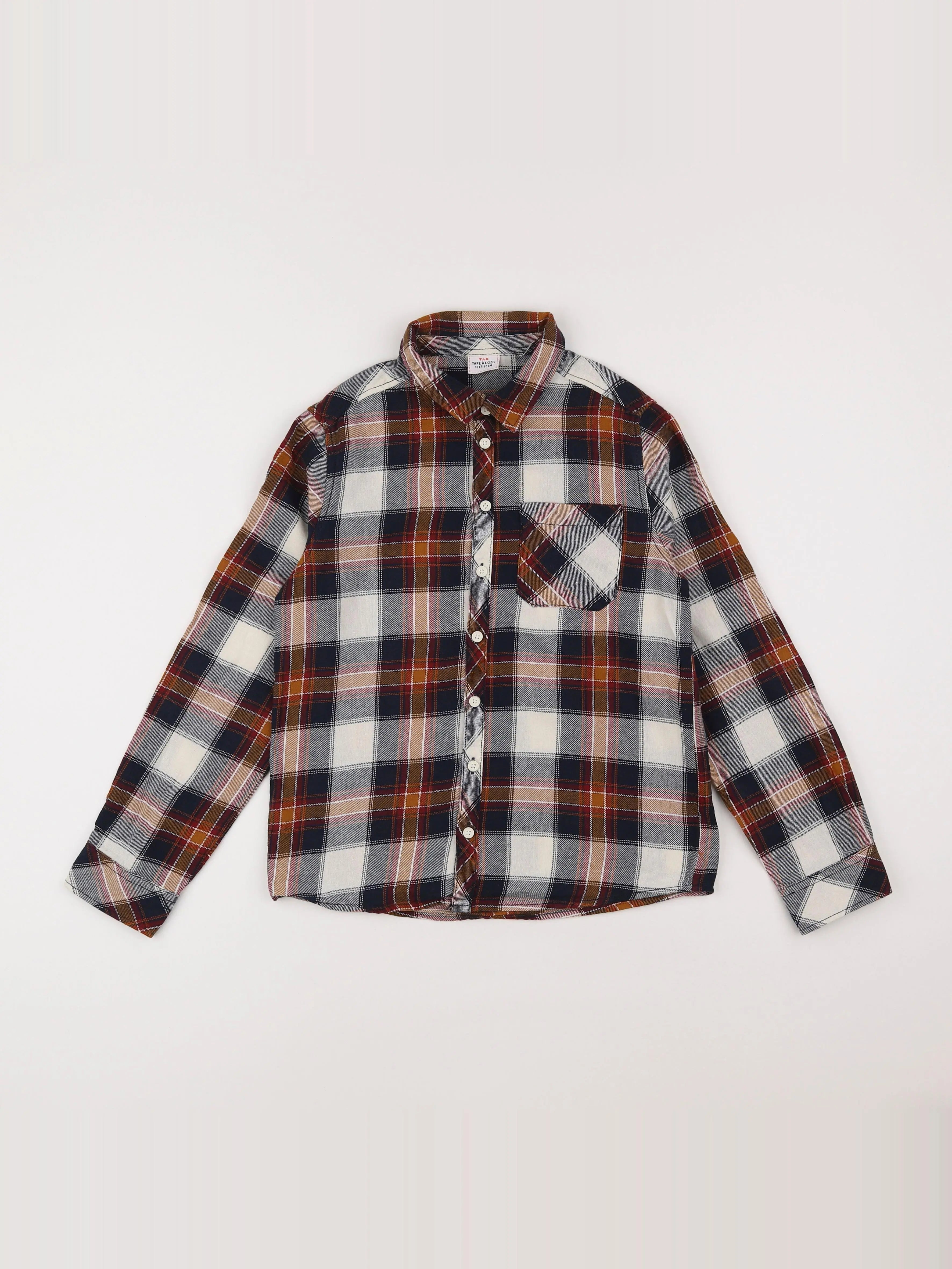 Tape à l'oeil - chemise marron - 10 ans