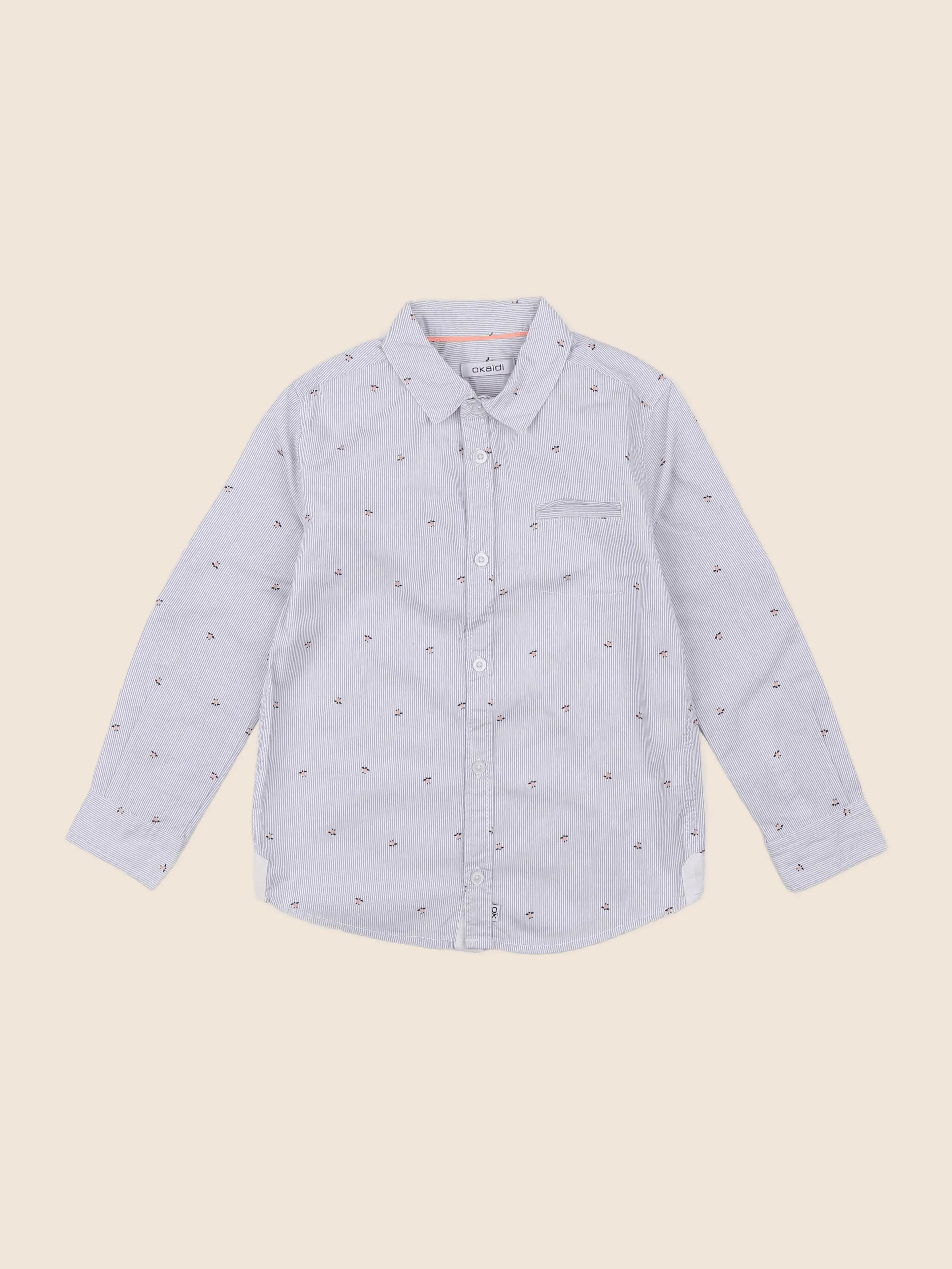 Okaidi - chemise bleu - 6 ans
