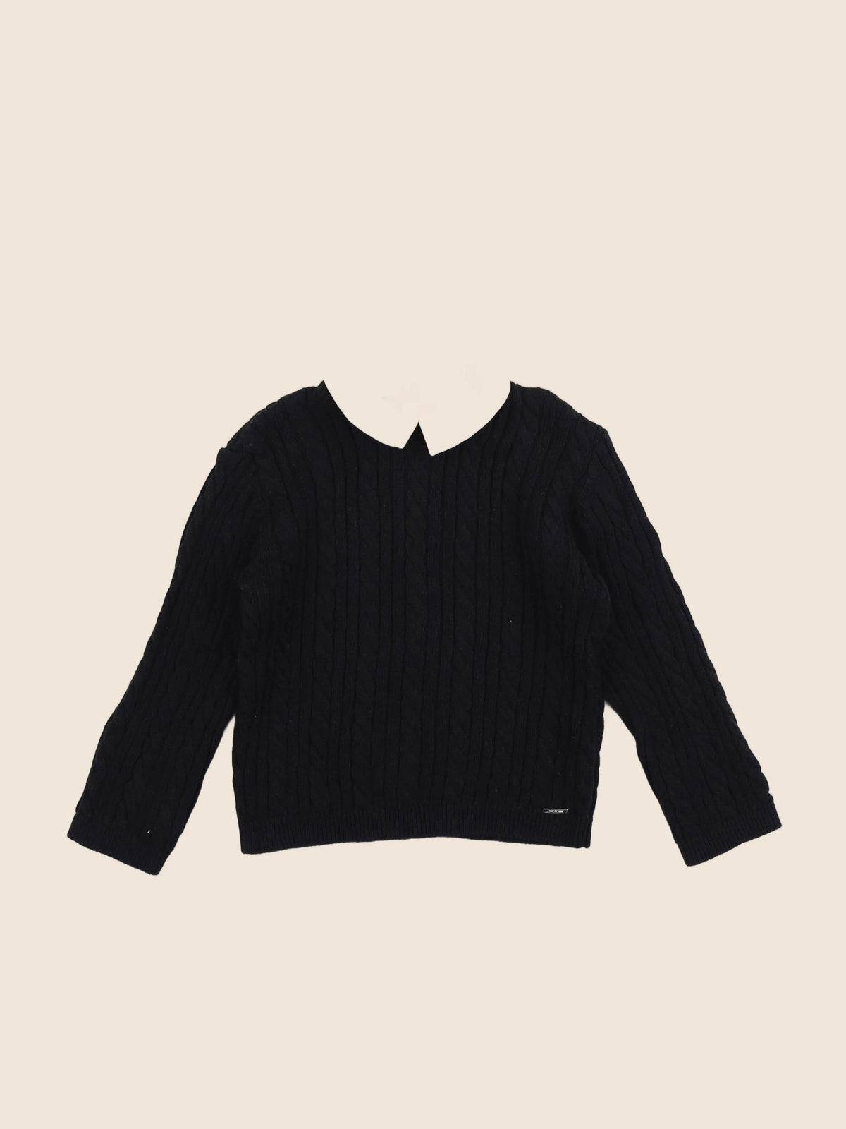 IKKS - pull noir - 10 ans