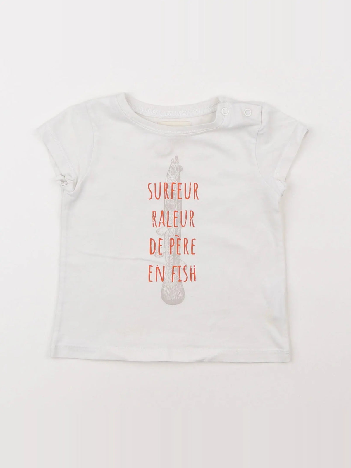 Arsène et les pipelettes - tee-shirt blanc - 2 ans
