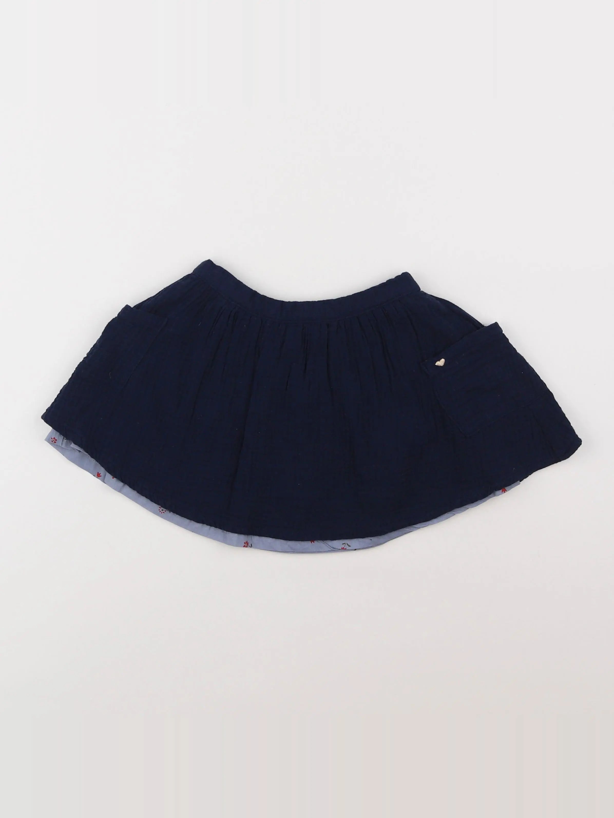 Vertbaudet - jupe bleu - 4 ans
