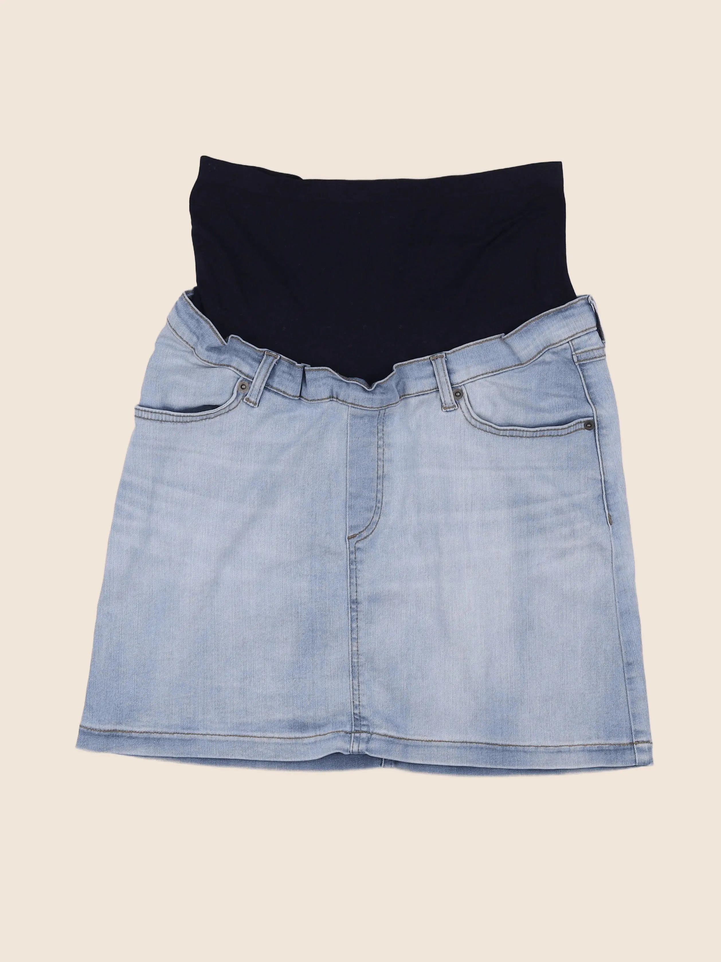 Envie de fraise - jupe grossesse bleu - 38