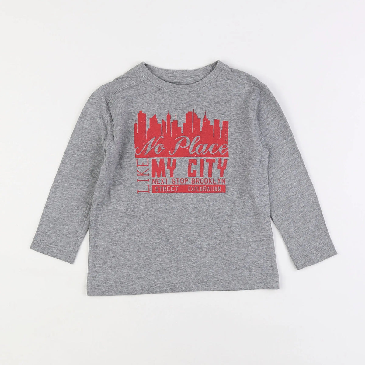 Vertbaudet - tee-shirt gris - 3 ans