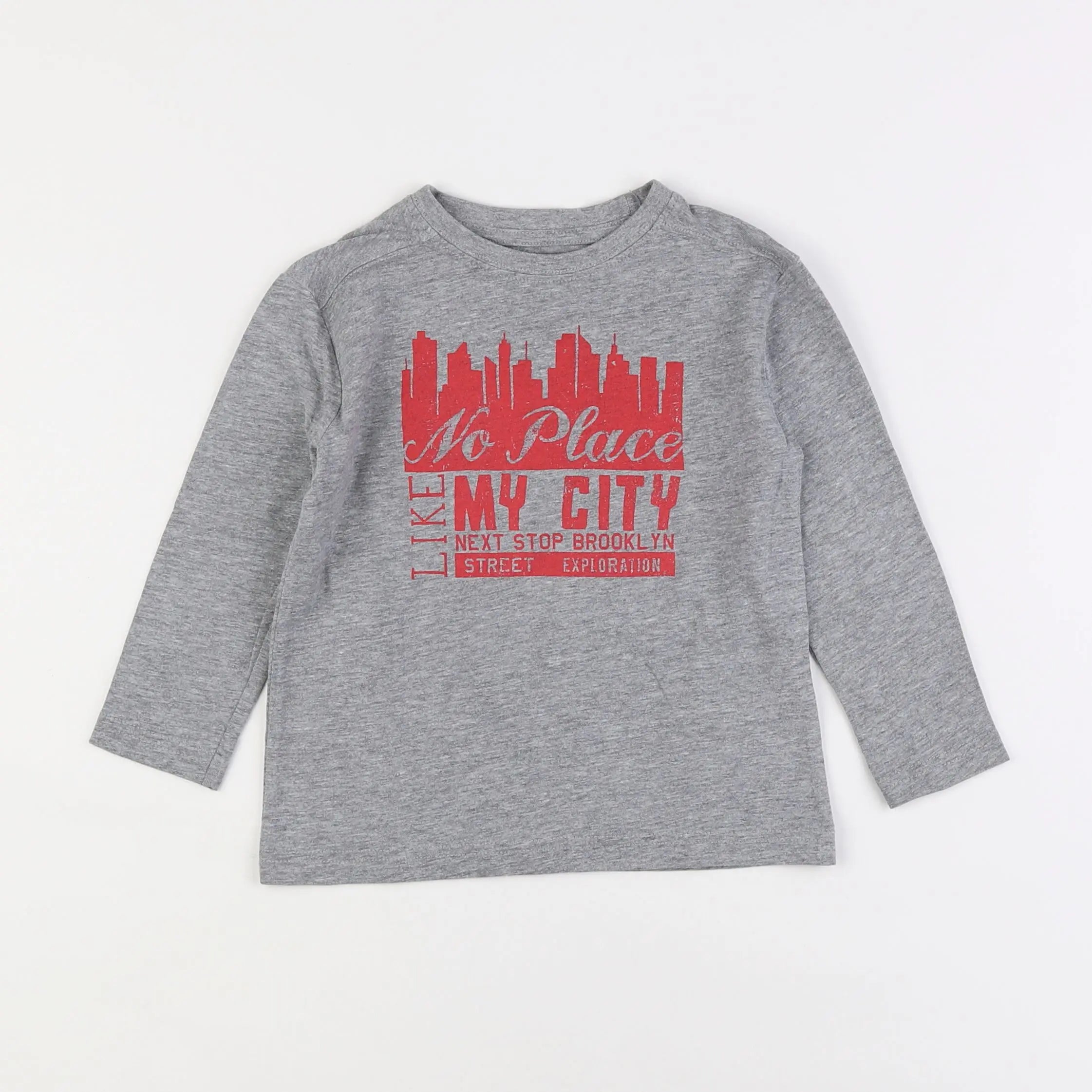 Vertbaudet - tee-shirt gris - 3 ans